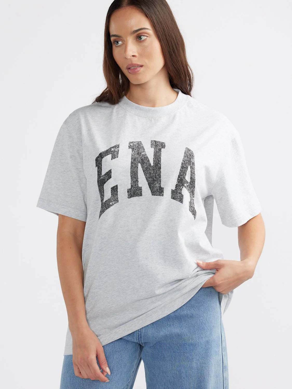 JESSIE OVERSIZED TEE COLLEGIATE