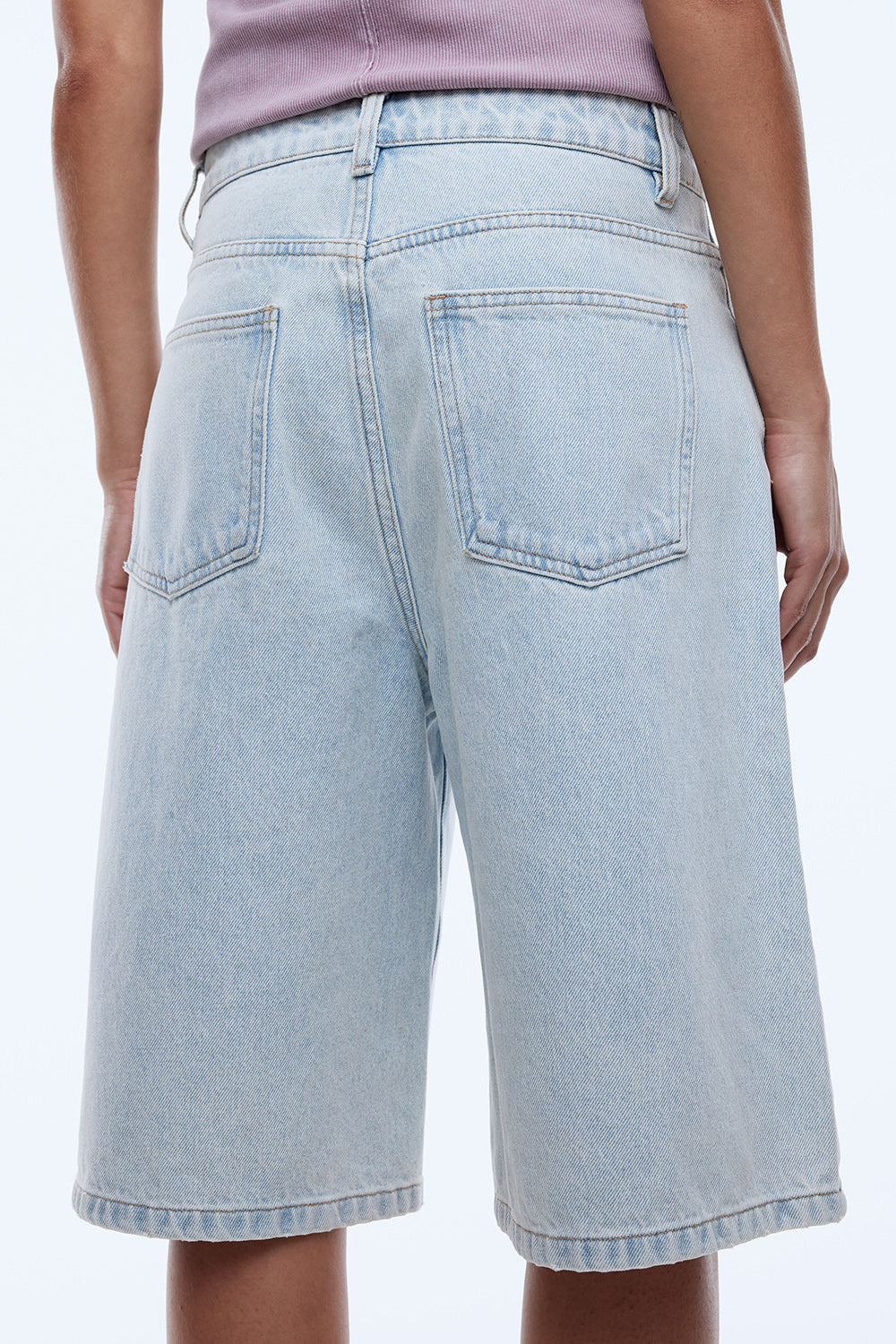 GRACIE BERMUDA SHORT - LIGHT WASH