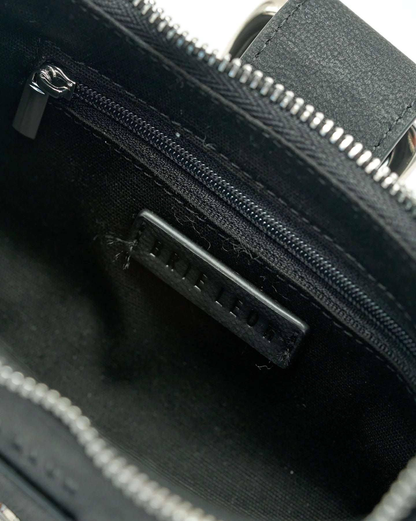 EVERYDAY MINI BAGUETTE BAG - BLACK CORN LEATHER