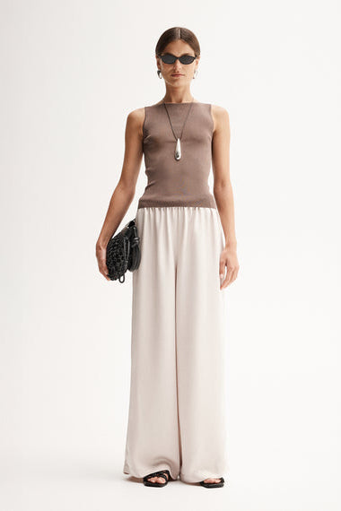 Anouk Knit Top - Chocolate