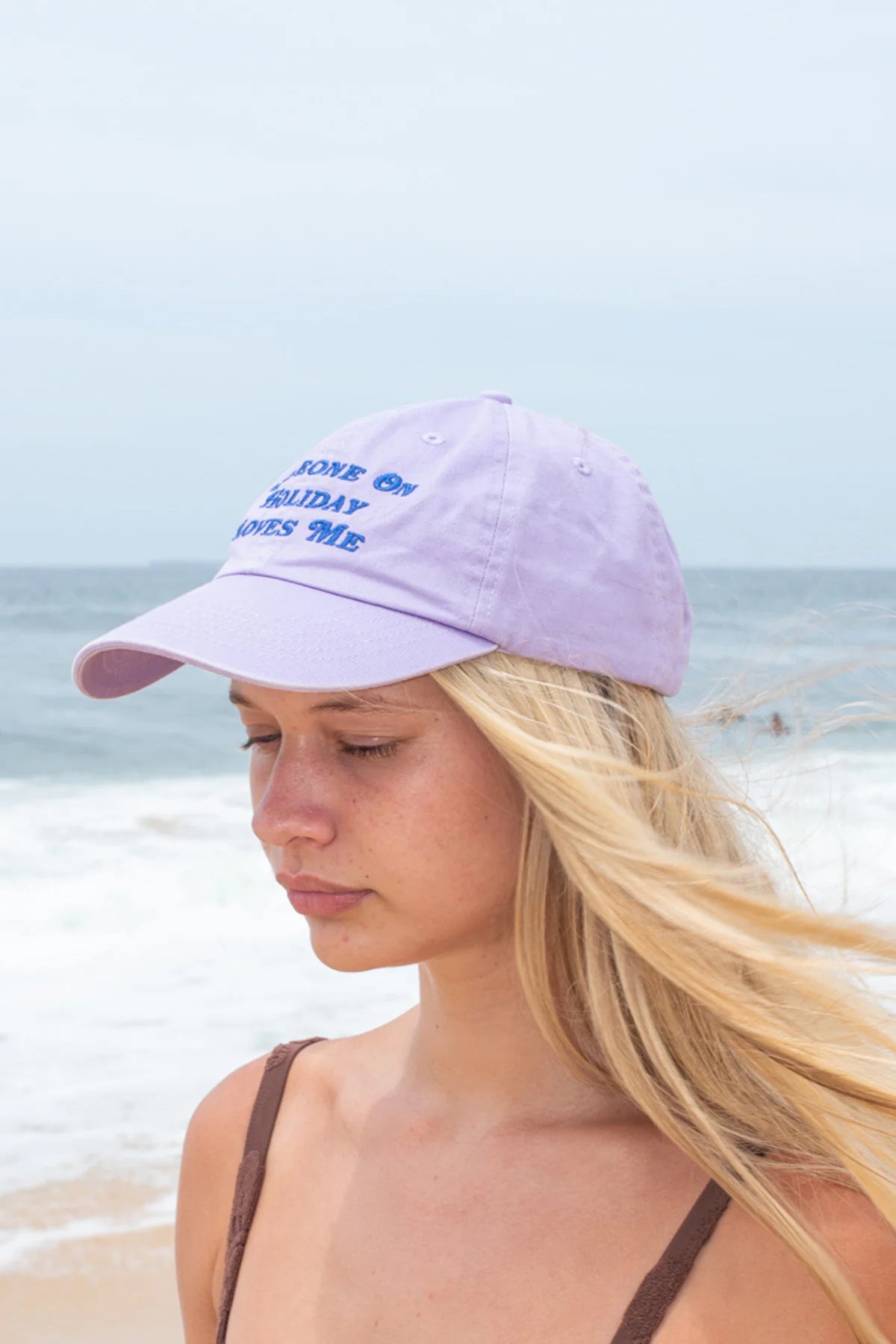 Someone On Holiday Cap - Lilac