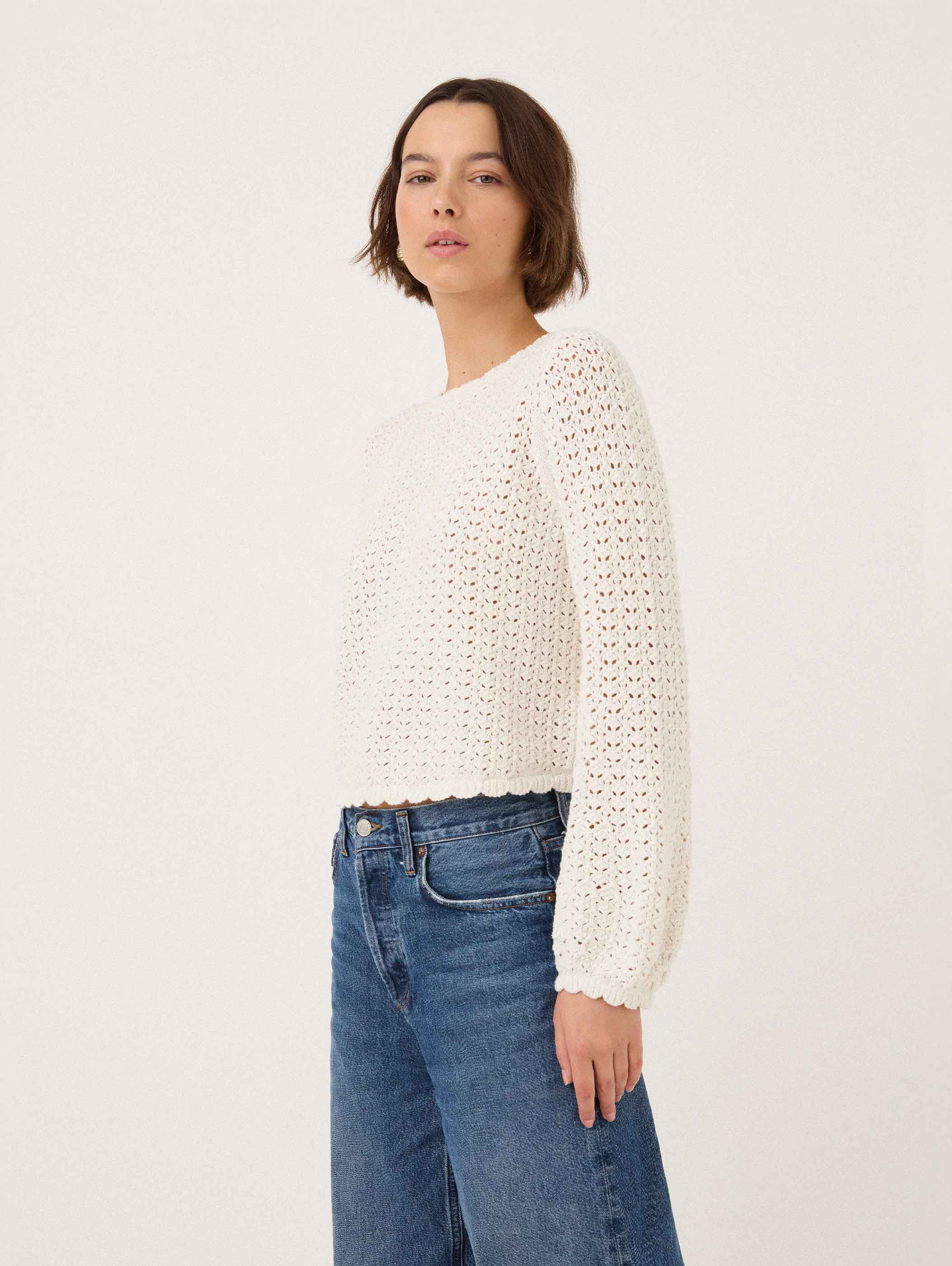 Pointelle Pullover