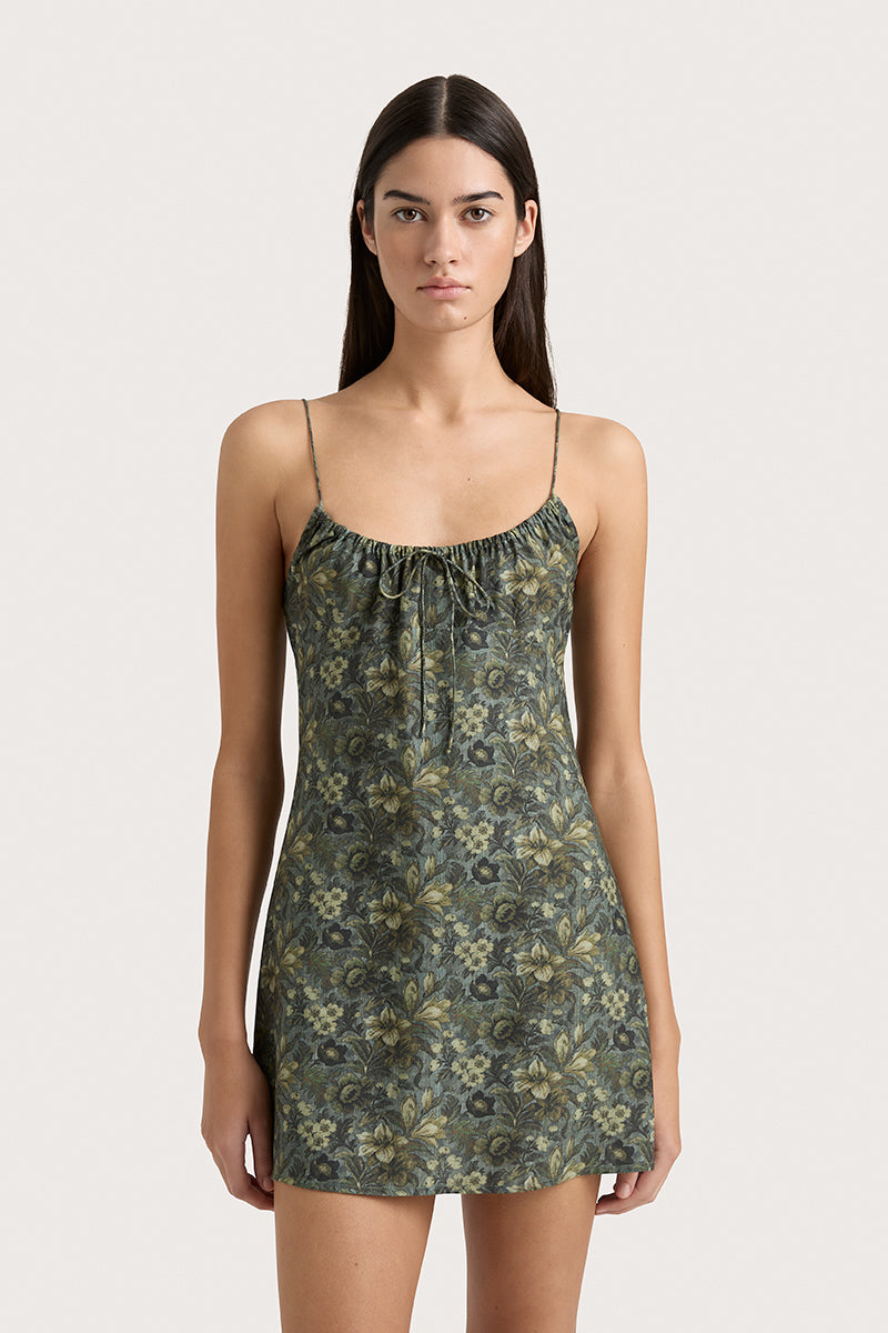 PAU MINI DRESS - VERDANT