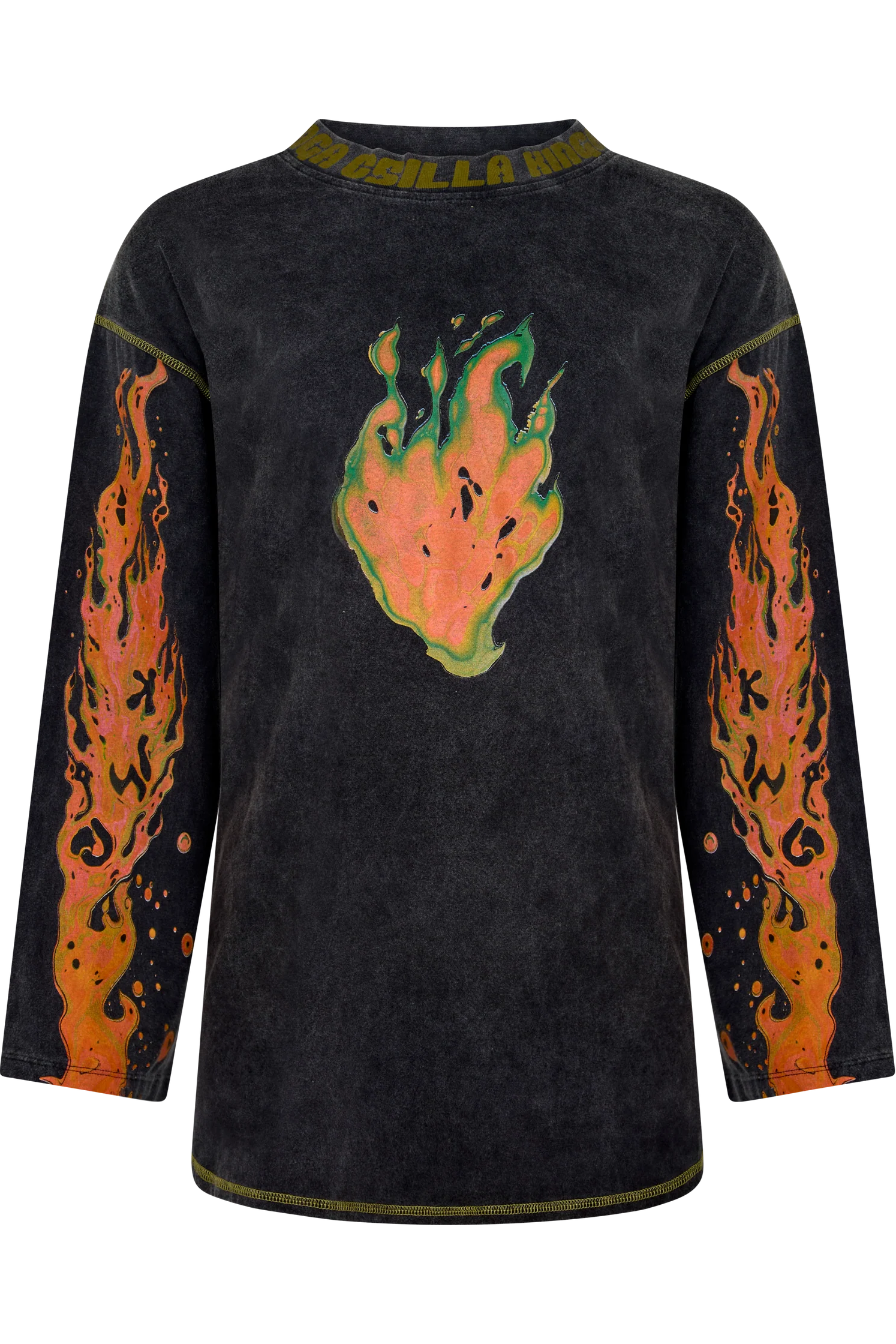 FLAMING HEART TOMMY TEE
