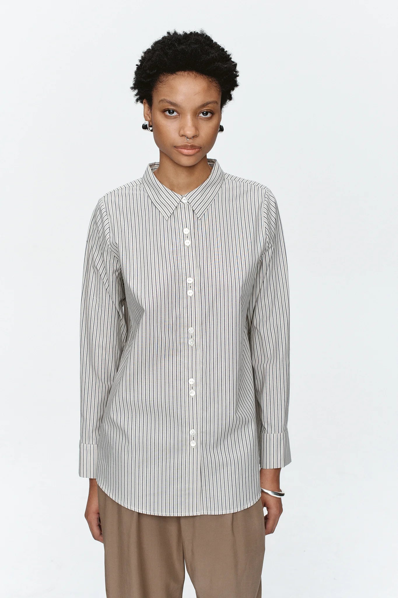 Foundations Shirt - Eucalyptus Stripe