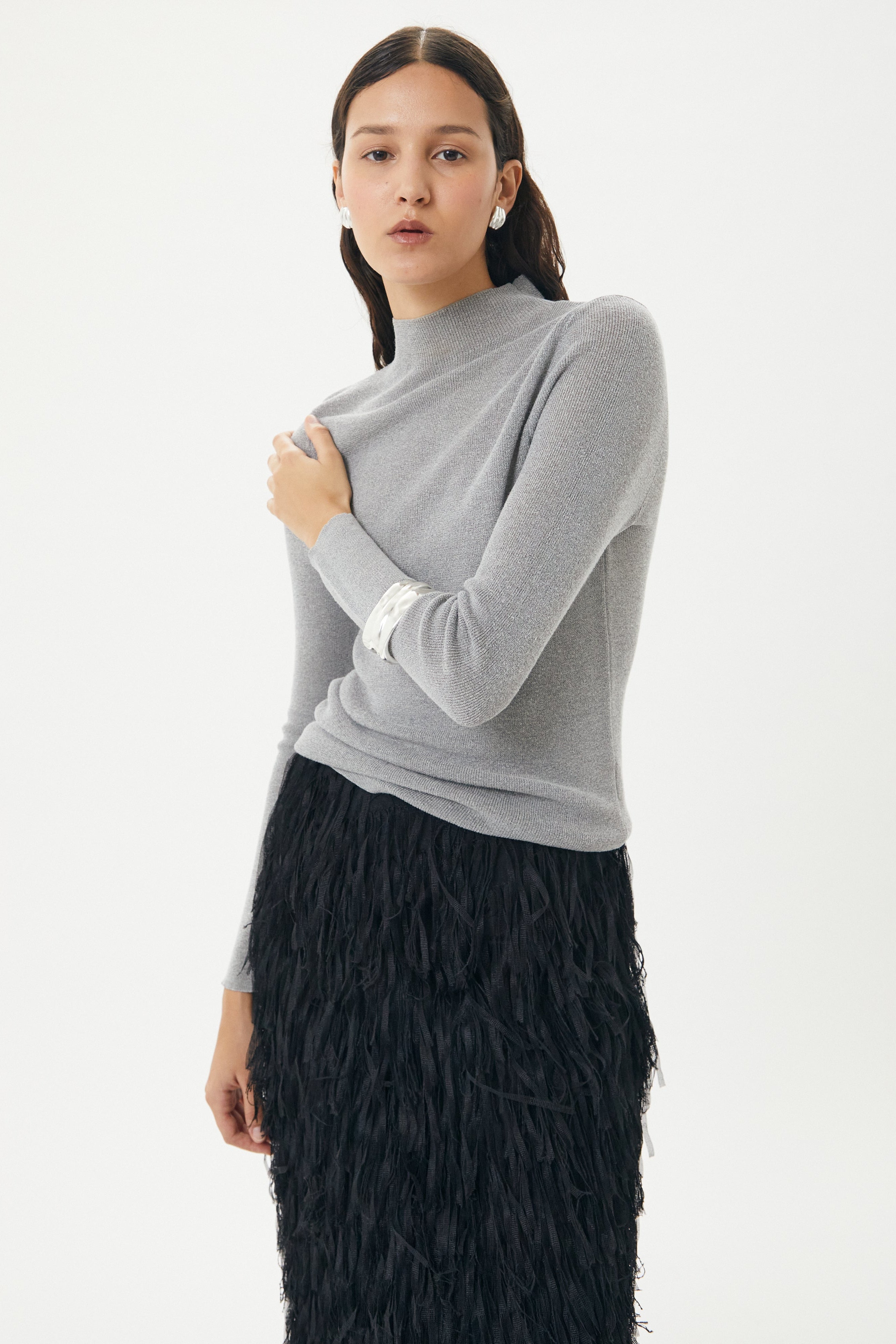 Sloane Cuff - Silver