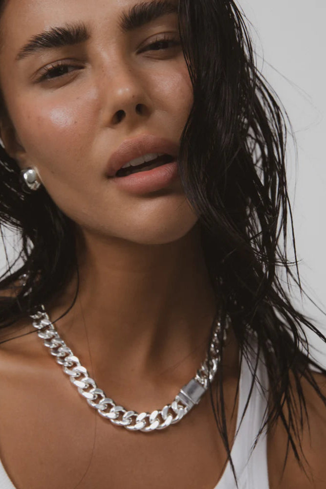 Attitude Statement Curb Chain - Sterling Silver