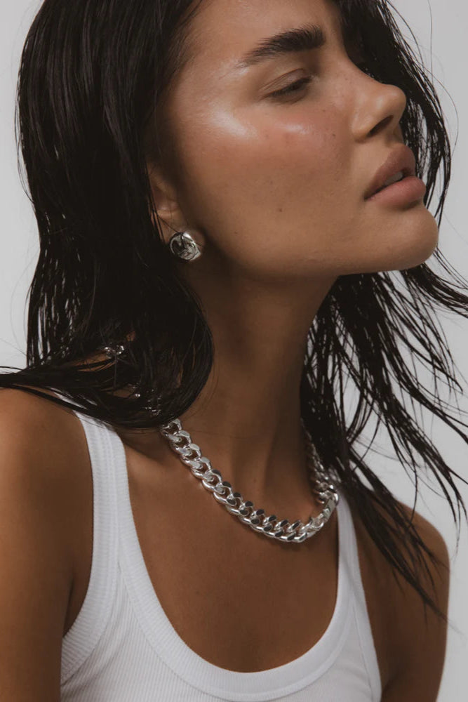 Attitude Statement Curb Chain - Sterling Silver