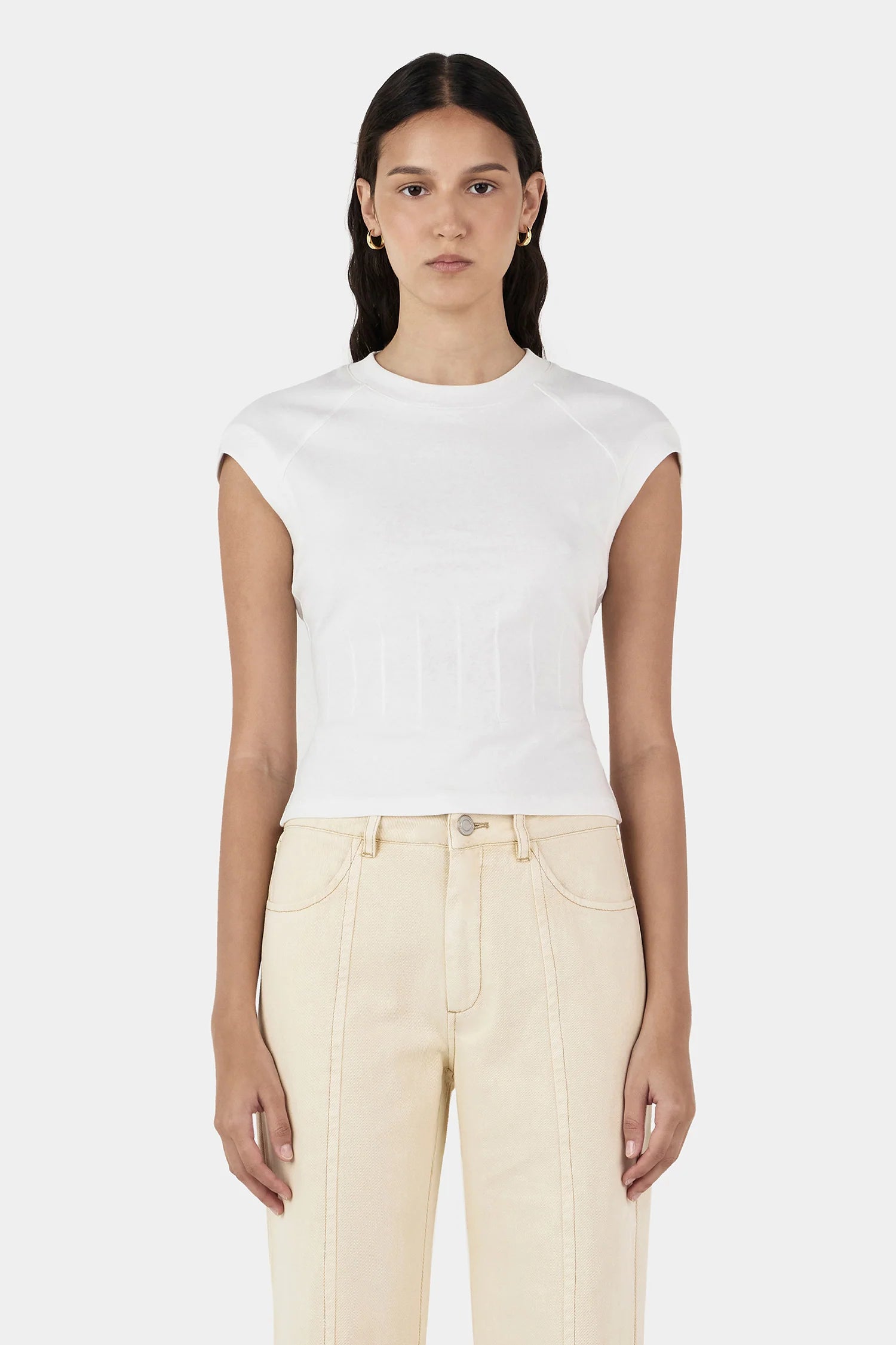 GIGI BABY TEE - IVORY