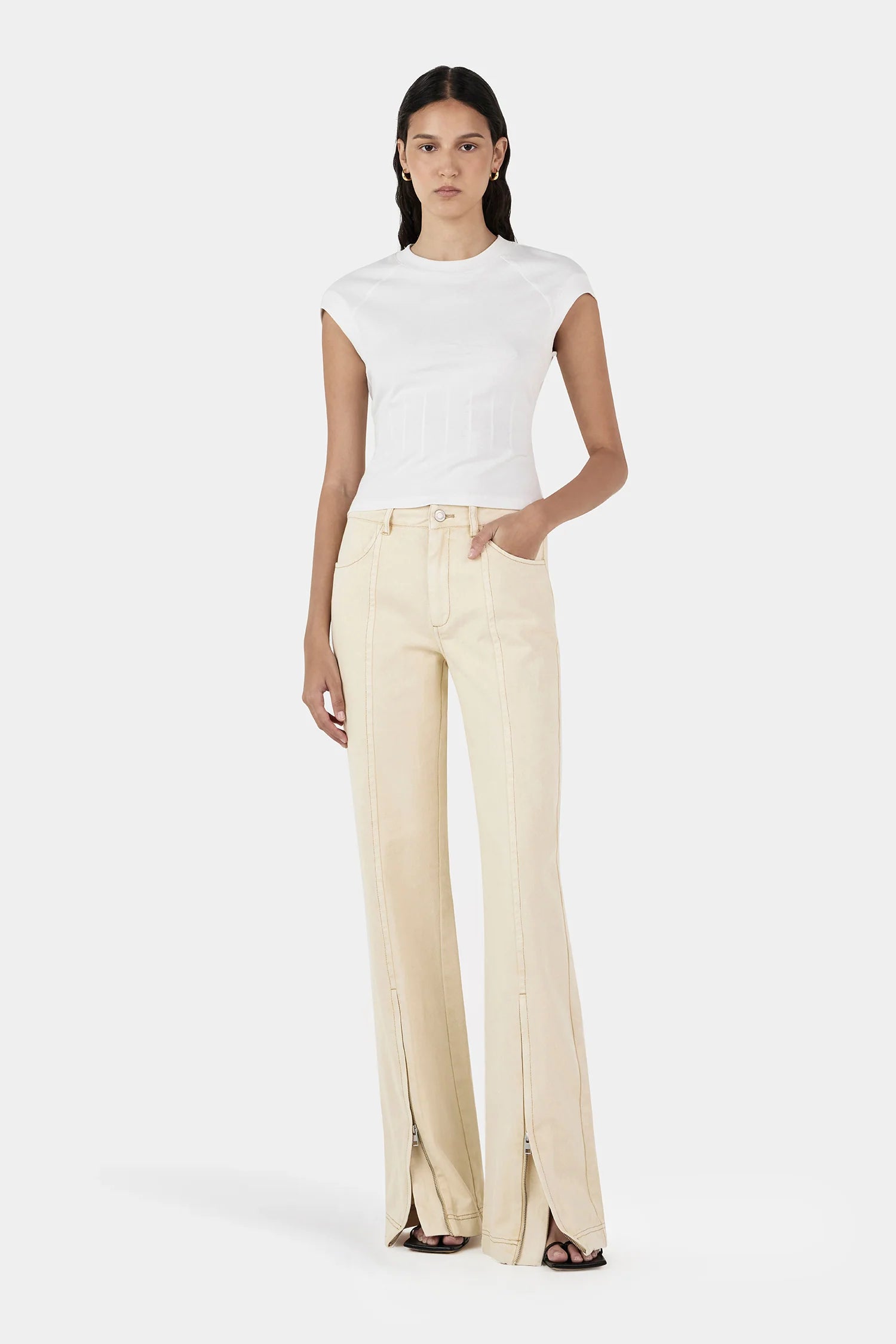 GIGI BABY TEE - IVORY