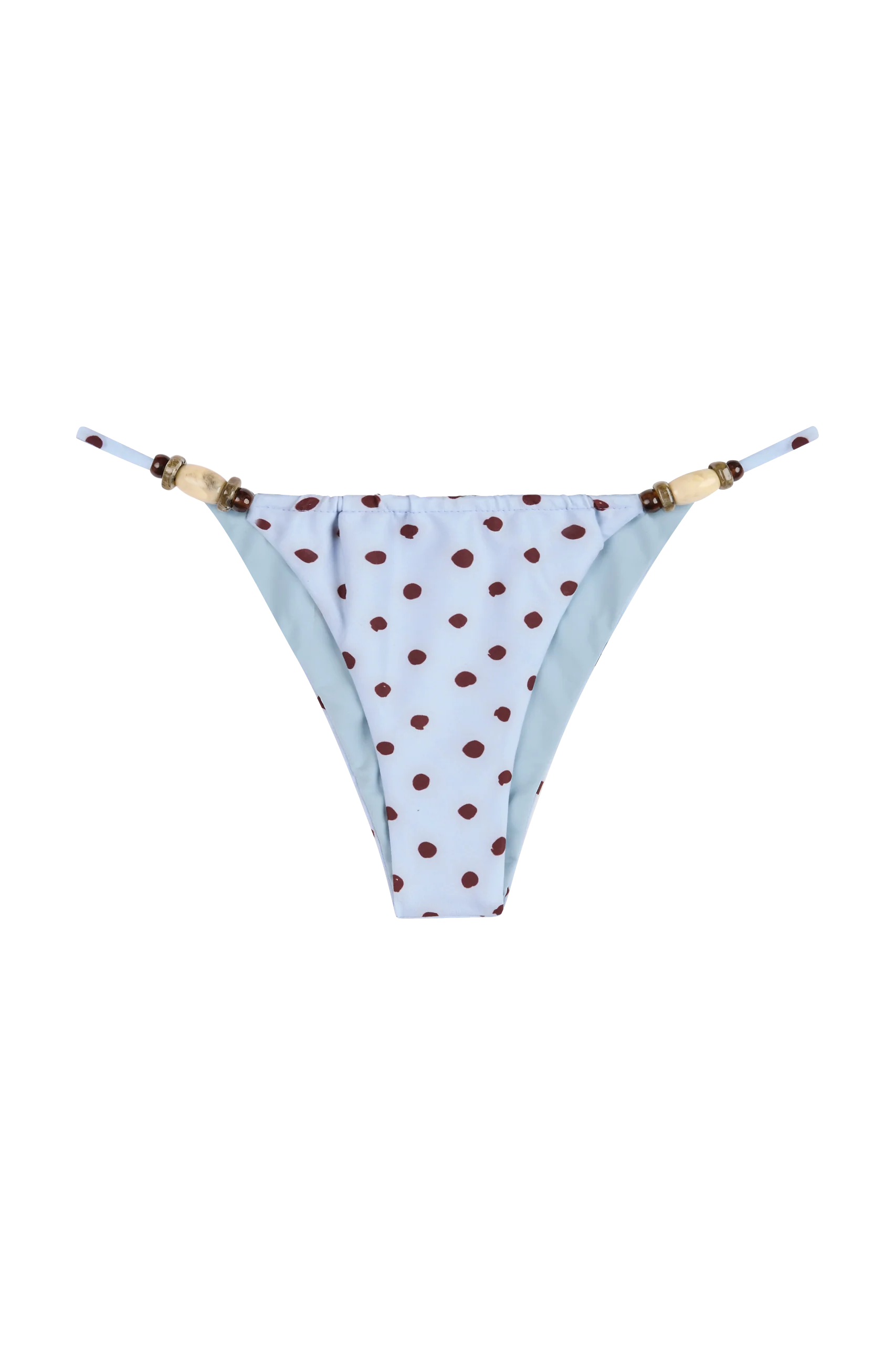 Giuseppe Beaded Bottom - Blue Polka Fudge