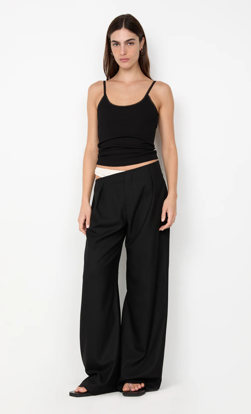 DEMI CONTRAST ASYM PANT