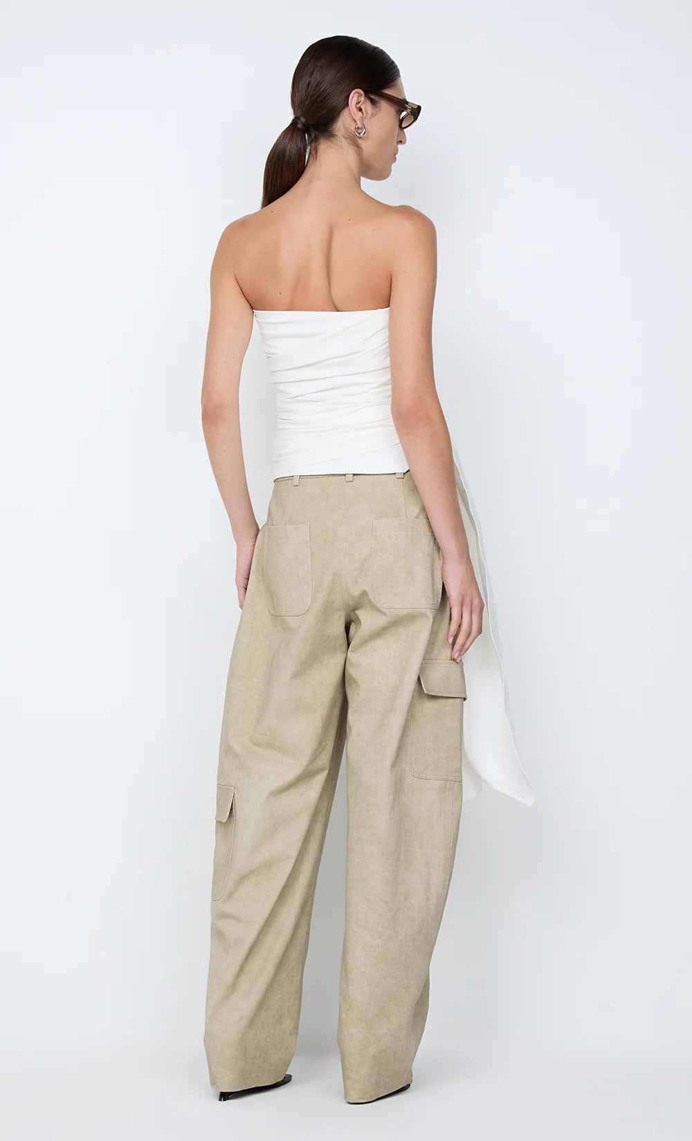 BELLE STRAPLESS TOP - IVORY