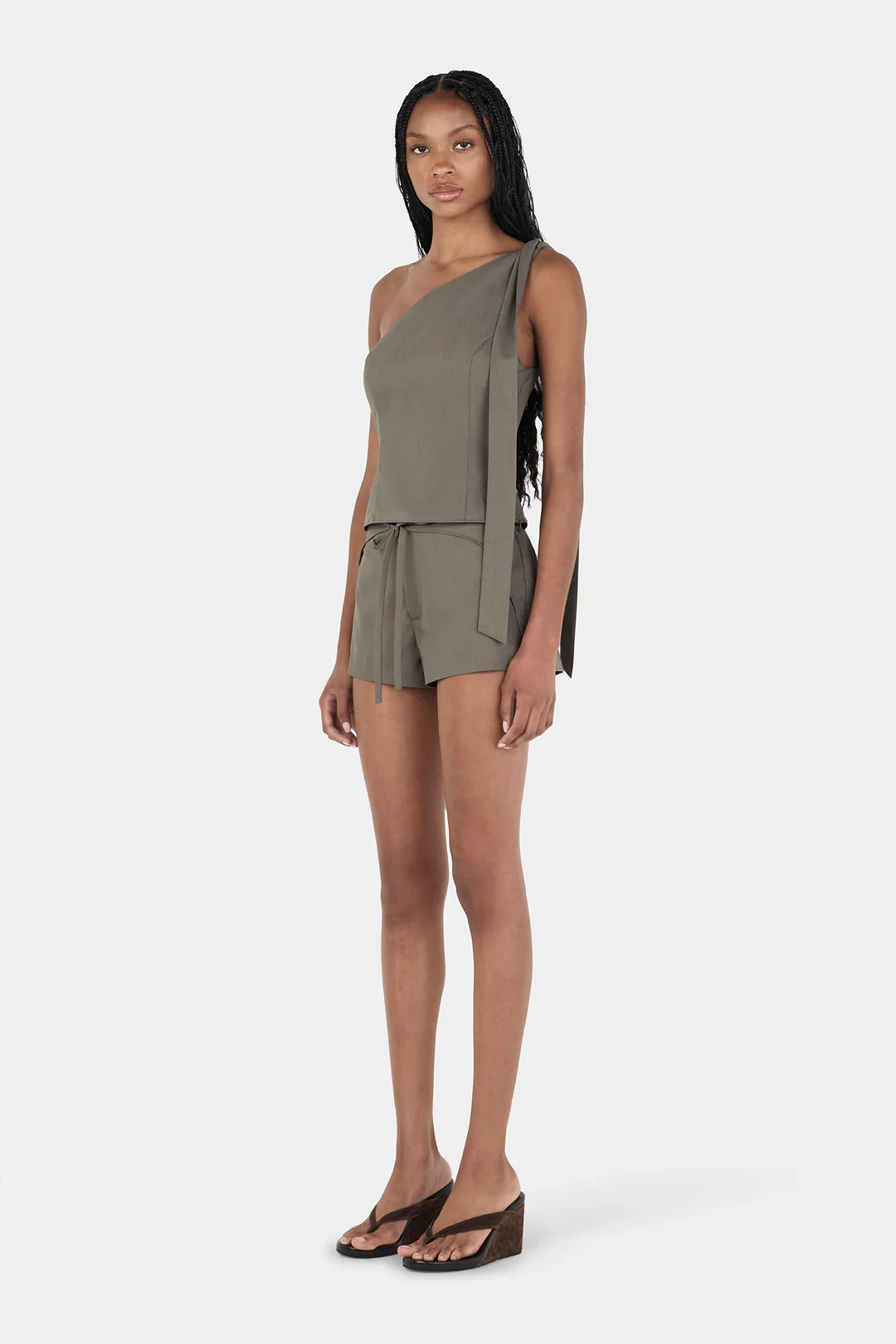 Carrie Asym Top Forest