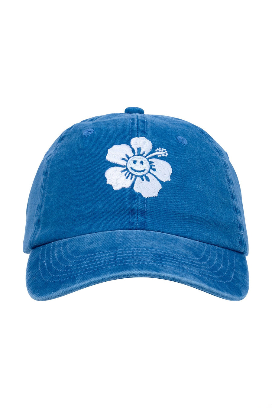 Happy Hibiscus Cap - Blue