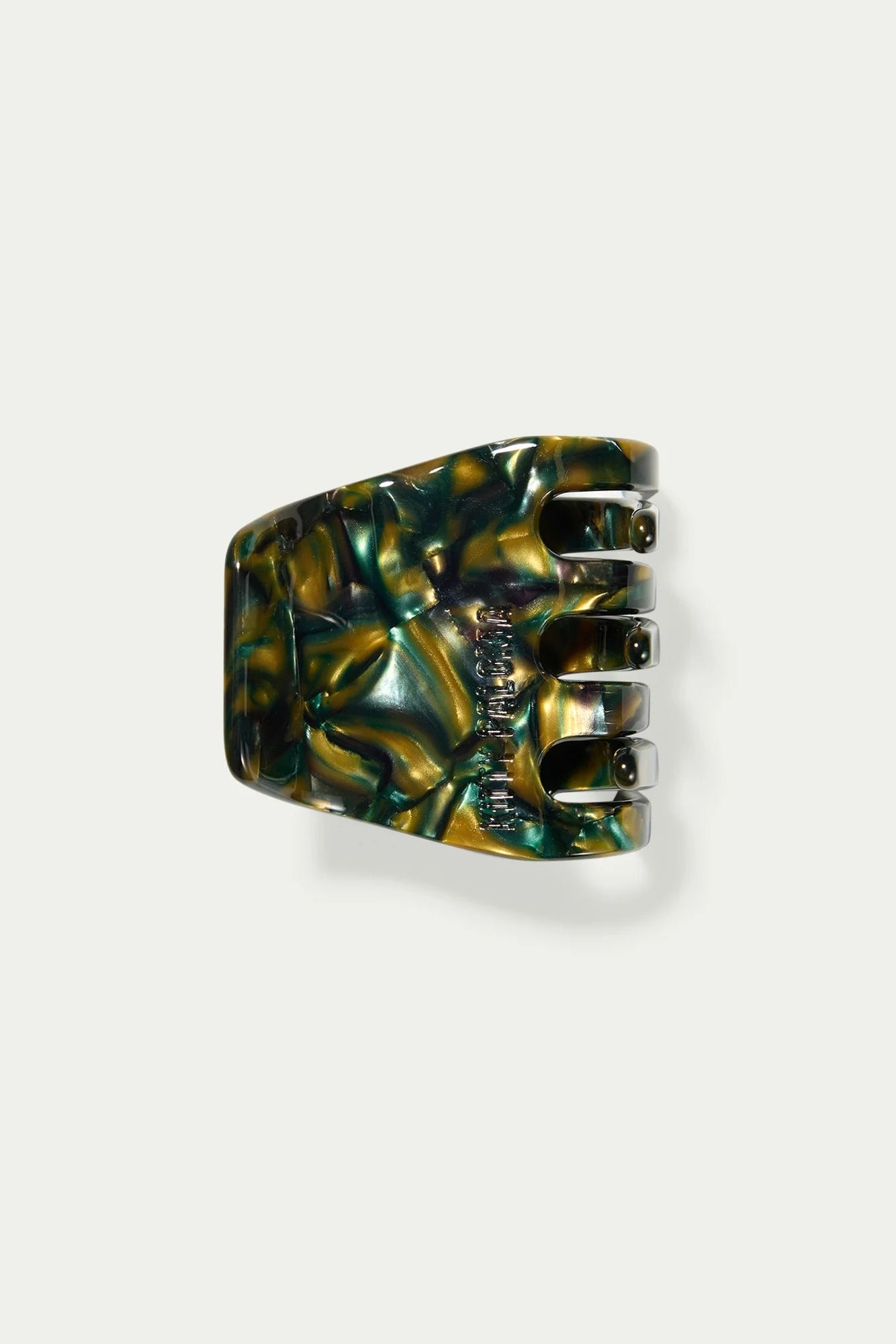 PETITE GREEN TORTOISE  - HAIR CLAW