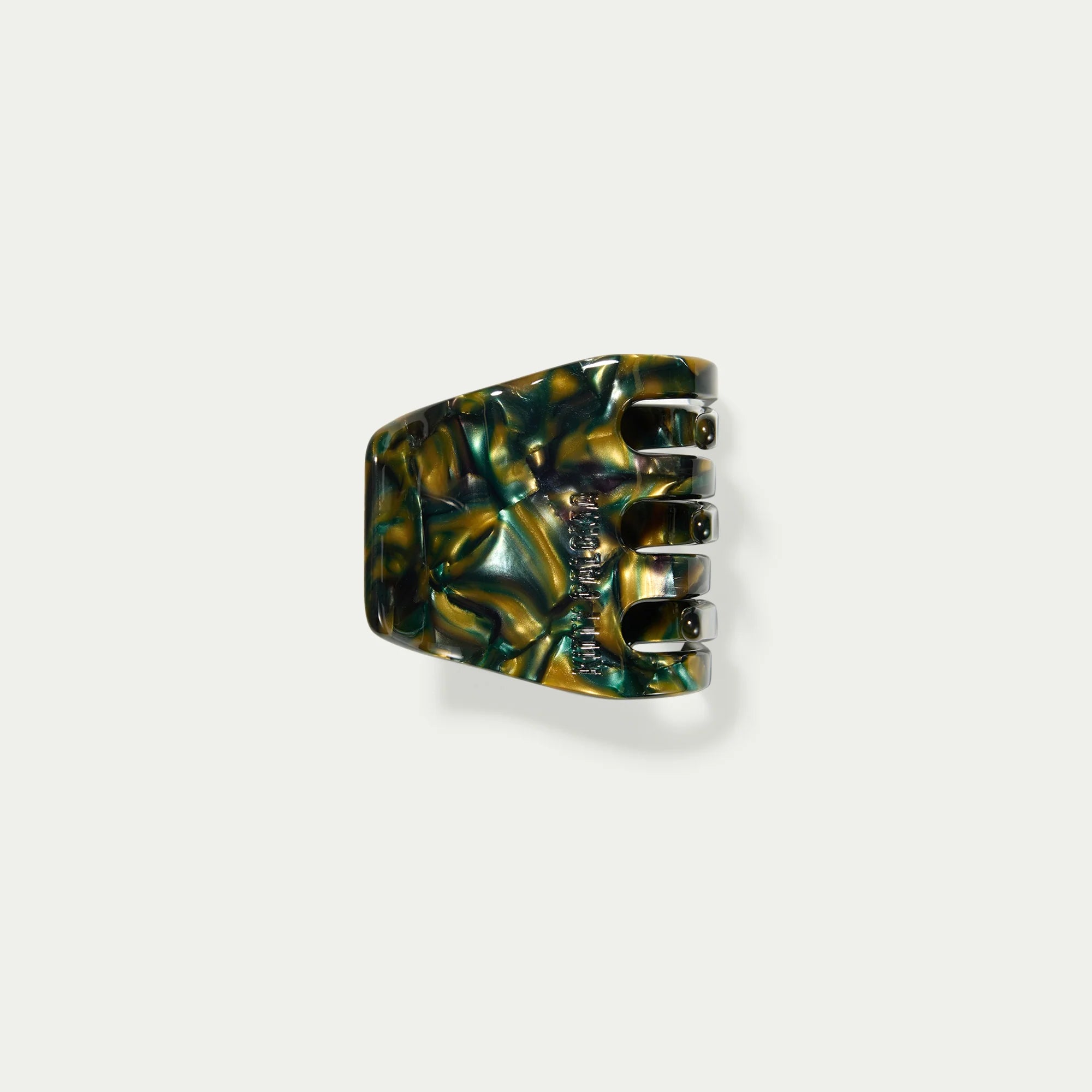 PETITE GREEN TORTOISE  - HAIR CLAW