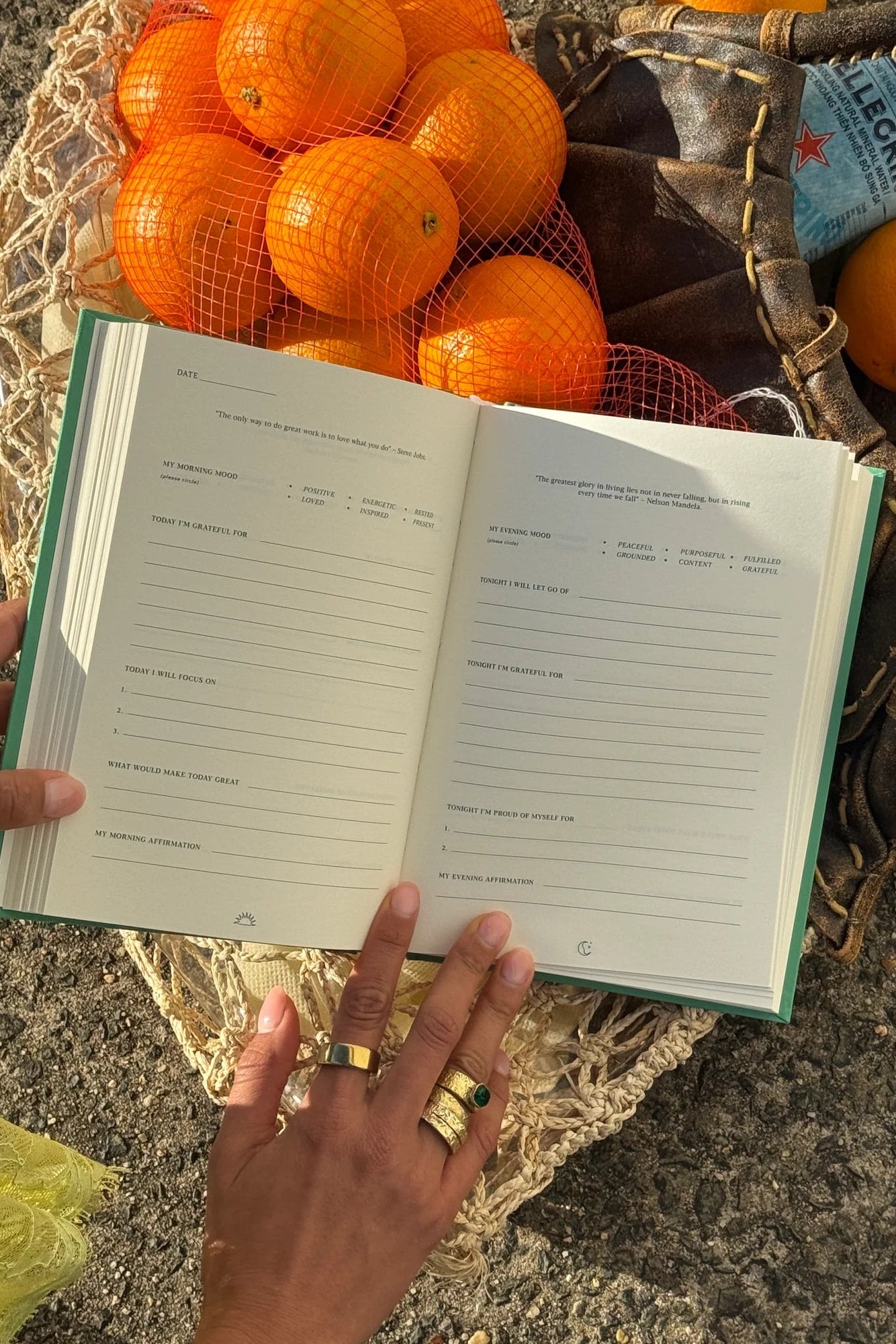 Matcha Green Gratitude Journal