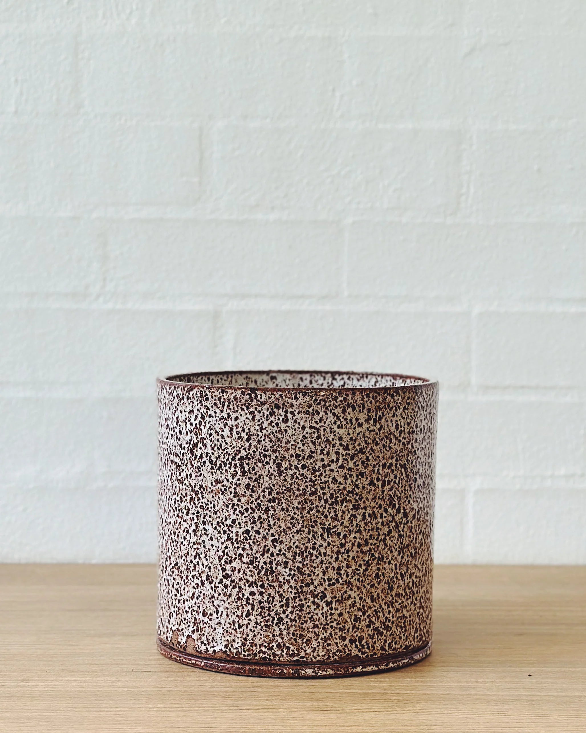 Speckled planter - large