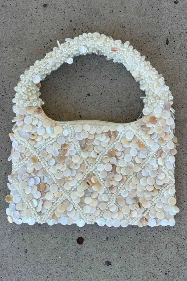 Isla Shell and Pearl Bag