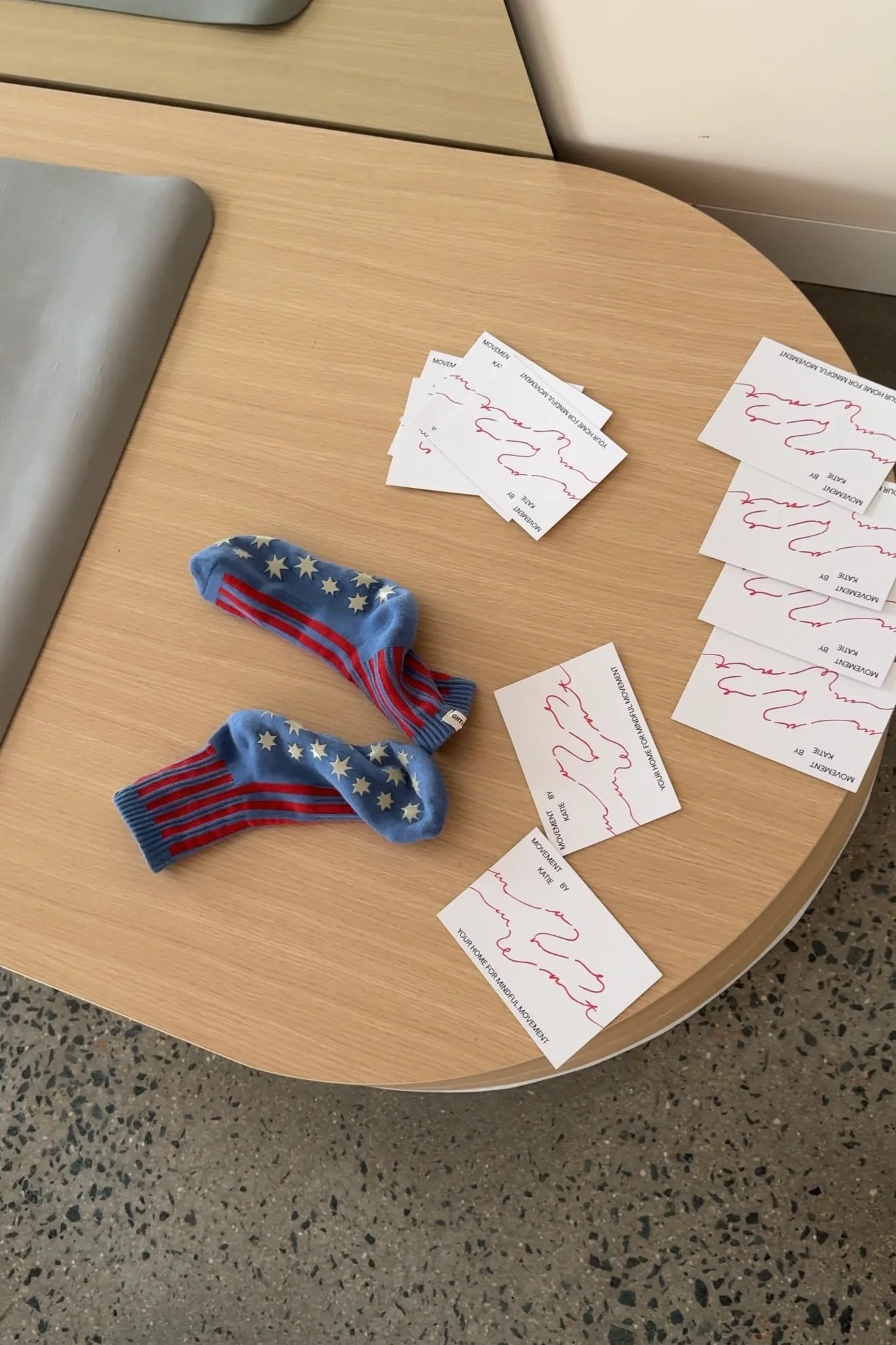 Grip Sock - Blue Stripe