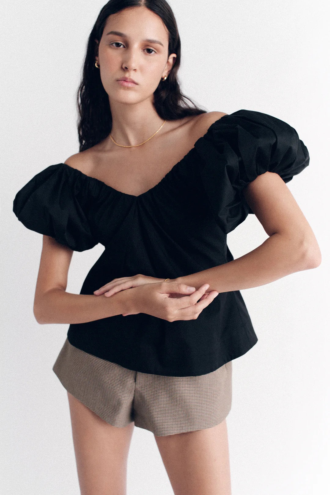 THANDIE TOP - BLACK