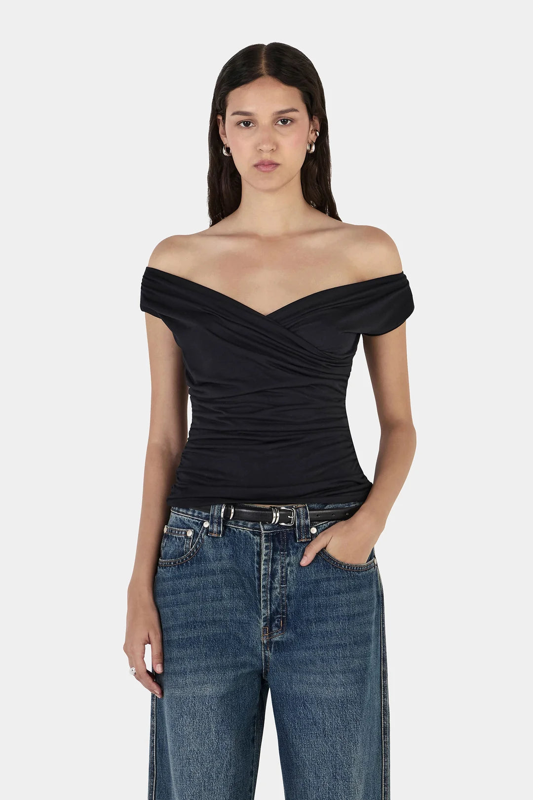 JAX JERSEY TOP BLACK