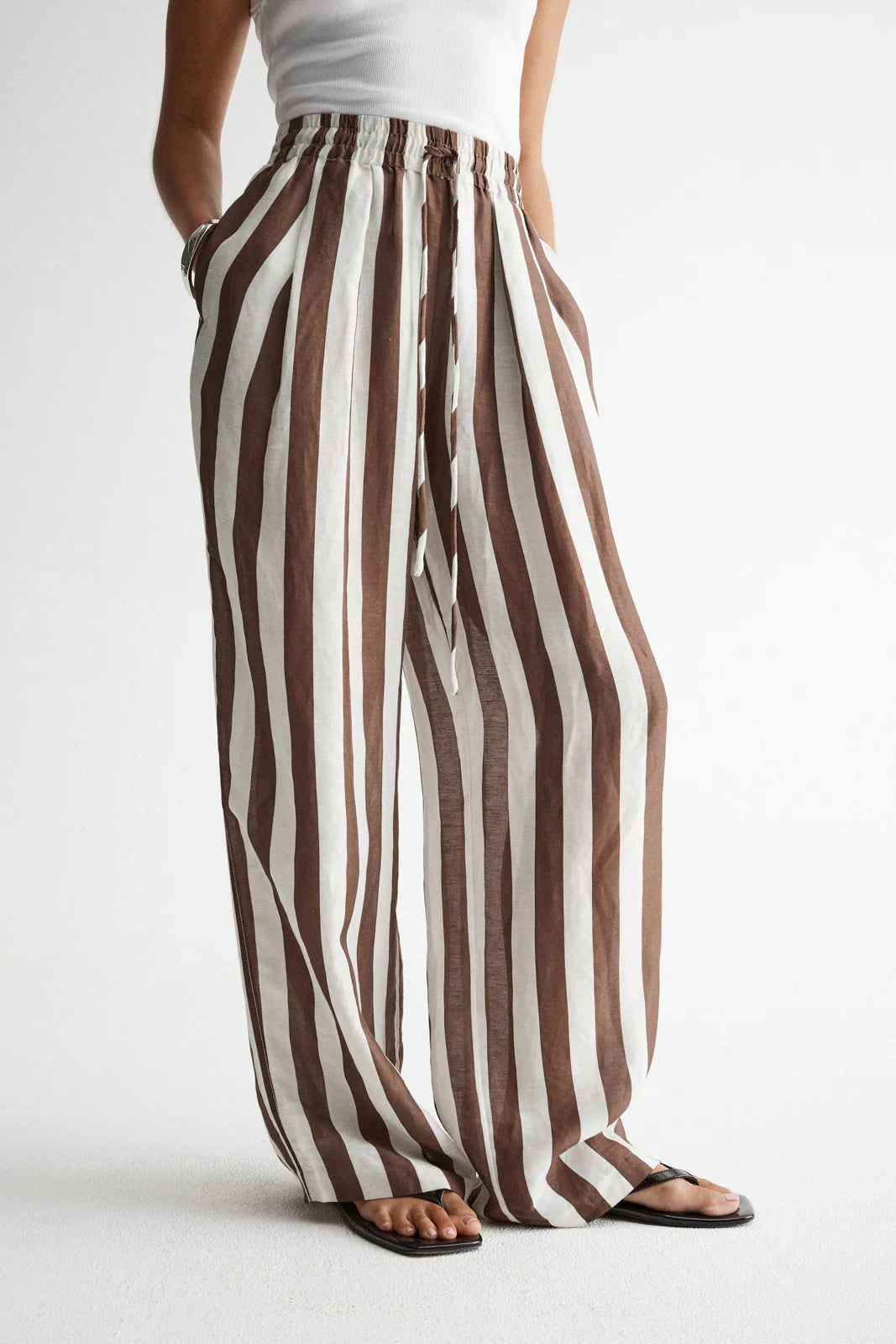 Lumi Pant -  Chocolate Stripe