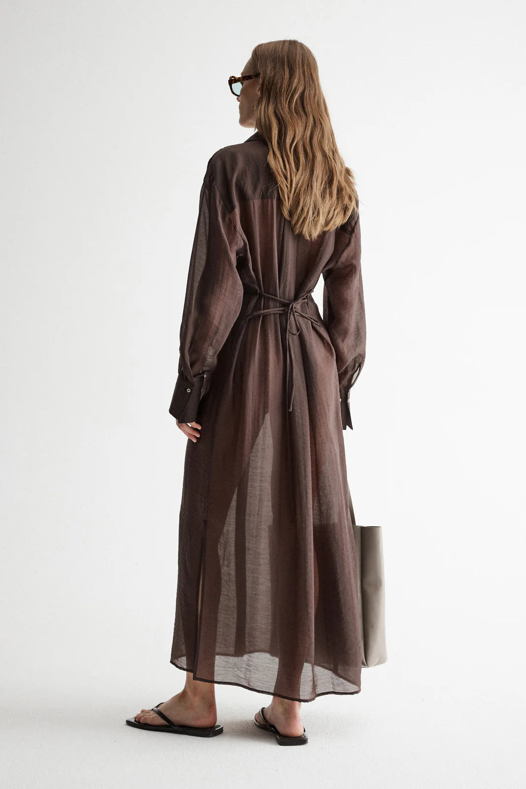 Bodhi Shirt Dress  - Chocolate