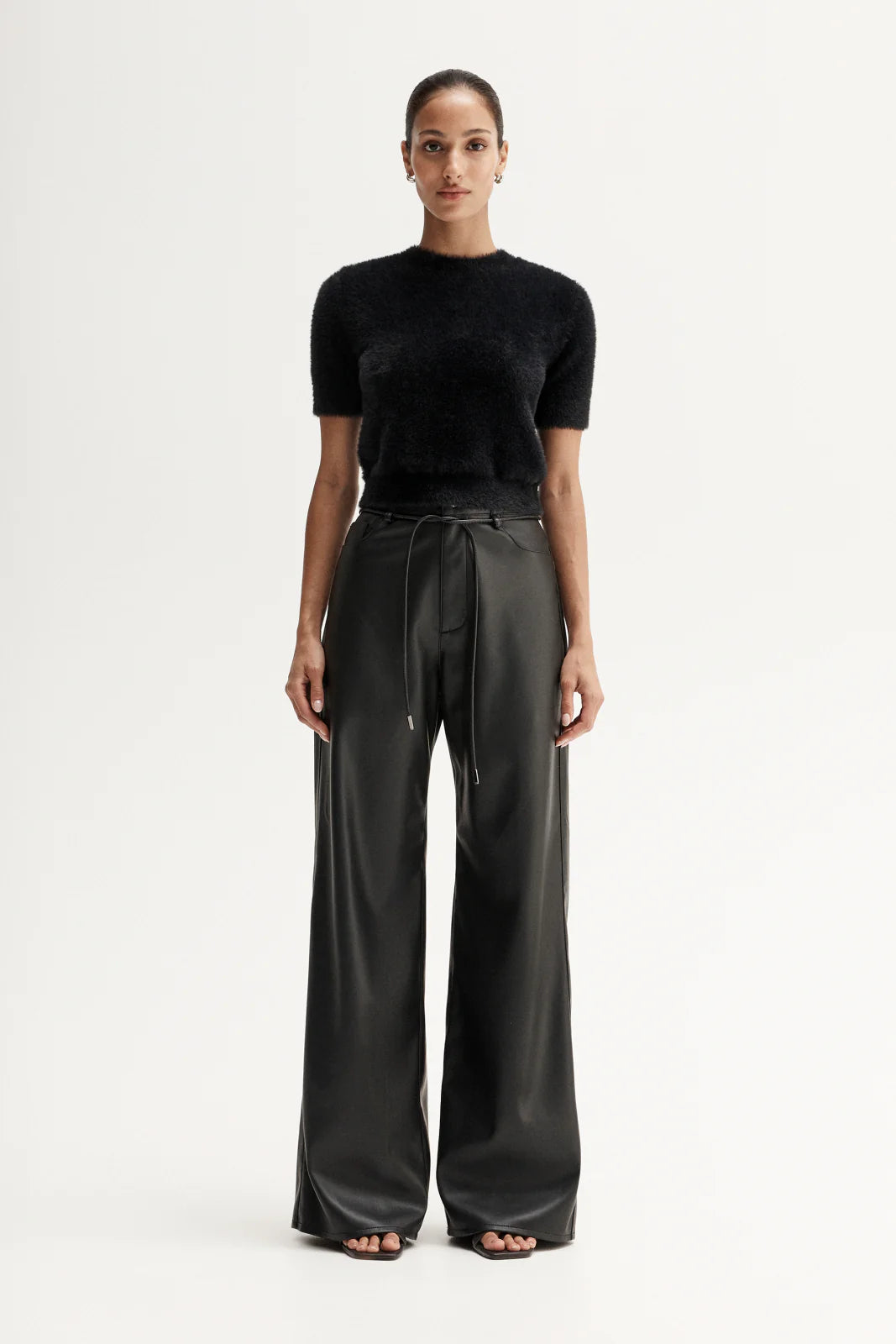 Mochi Knit Tee - Black