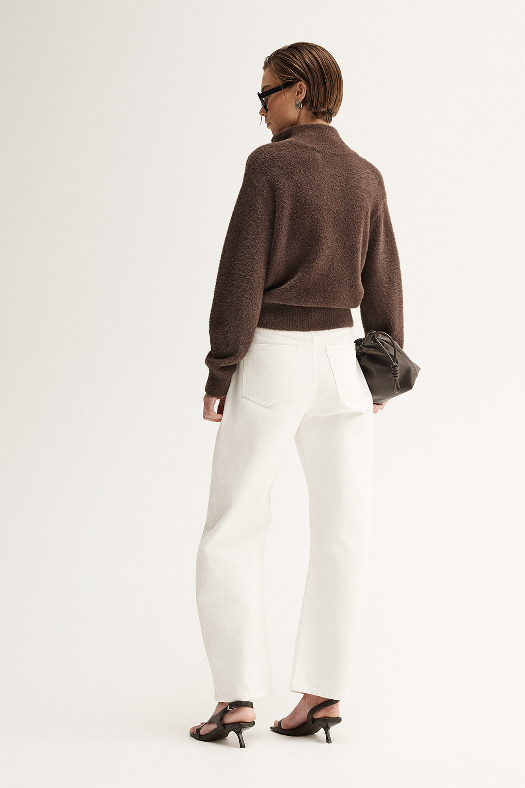 Leon Knit Cardigan - Chocolate