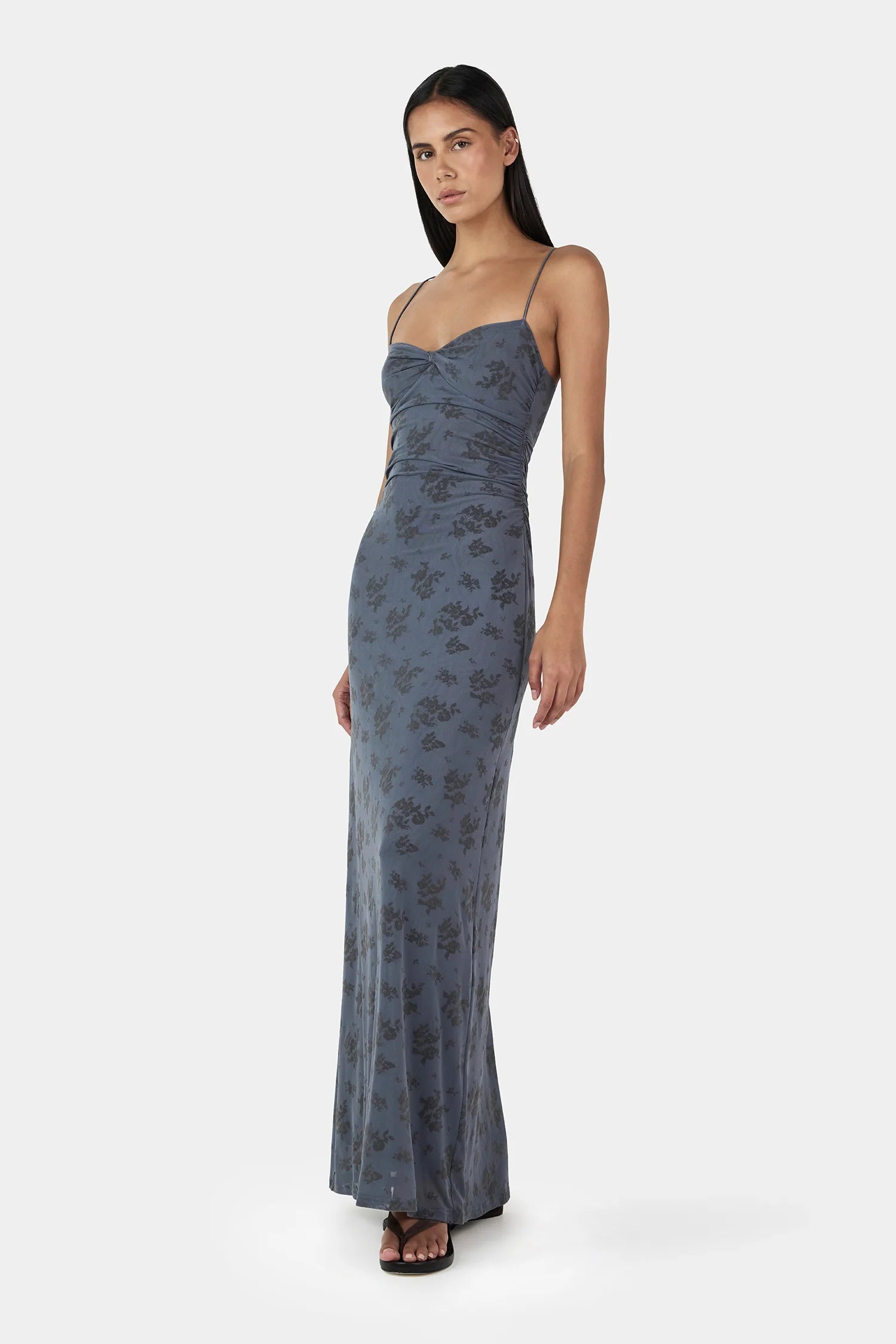 KARIMA MIDI DRESS - STORMY
