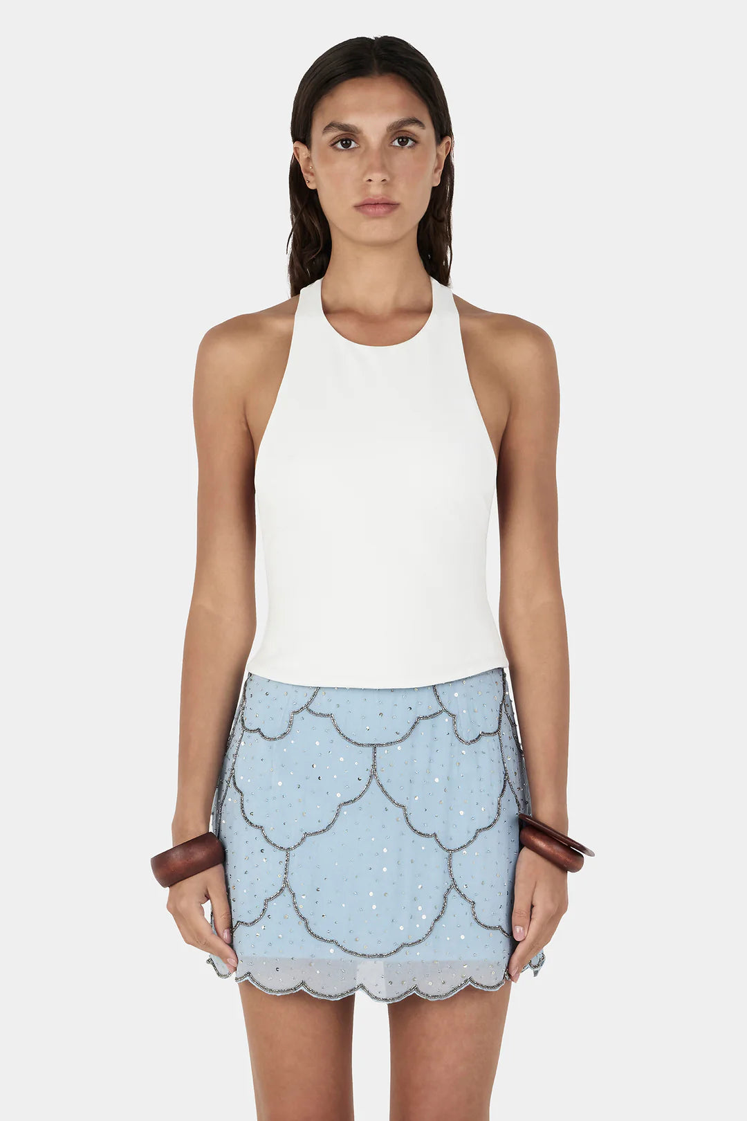 Kenny Halter Top Ivory