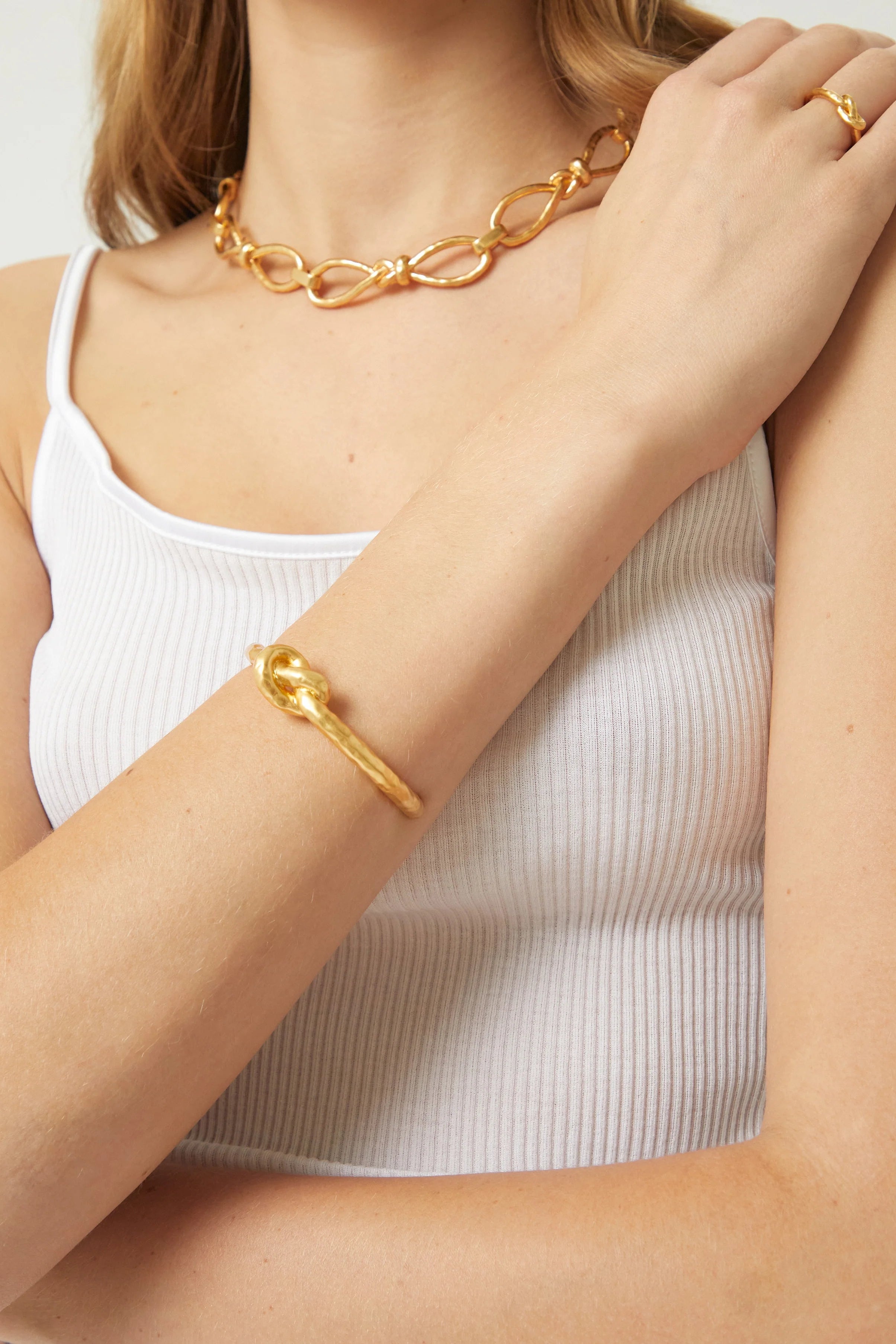 Knotted Bracelet - gold