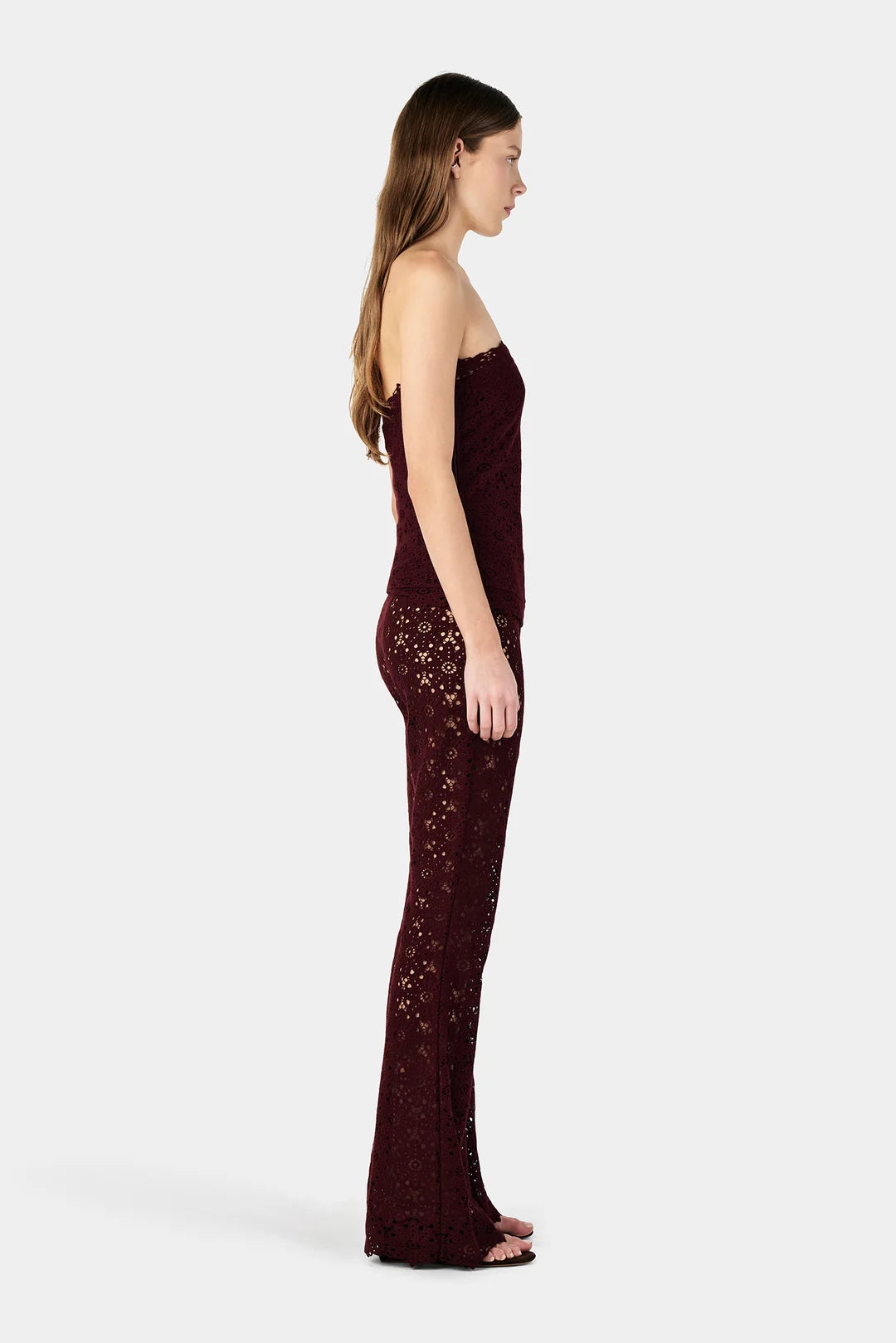 LOCO LACE BUSTIER WINE
