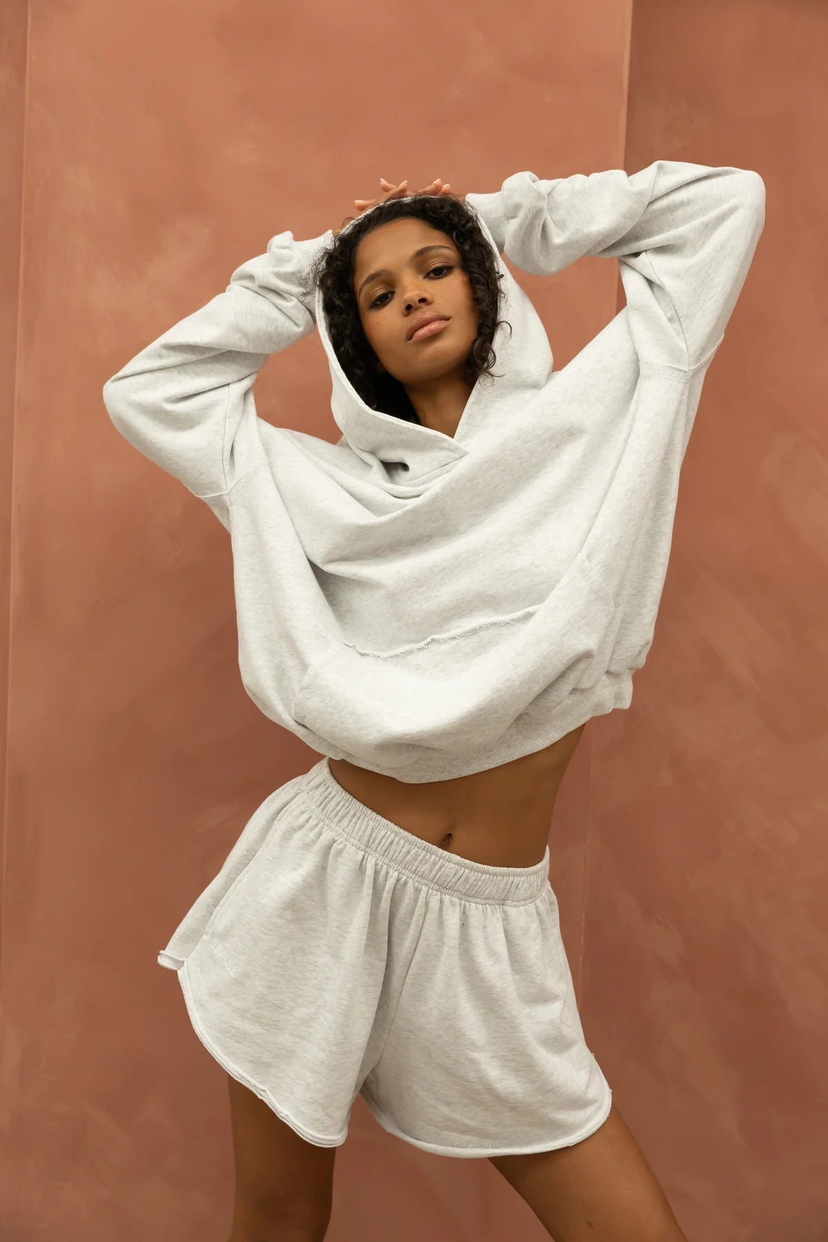 The Minty Hoodie / Grey Marle