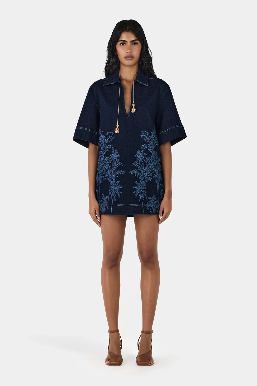 Mabel Denim Tunic Tropicana Denim