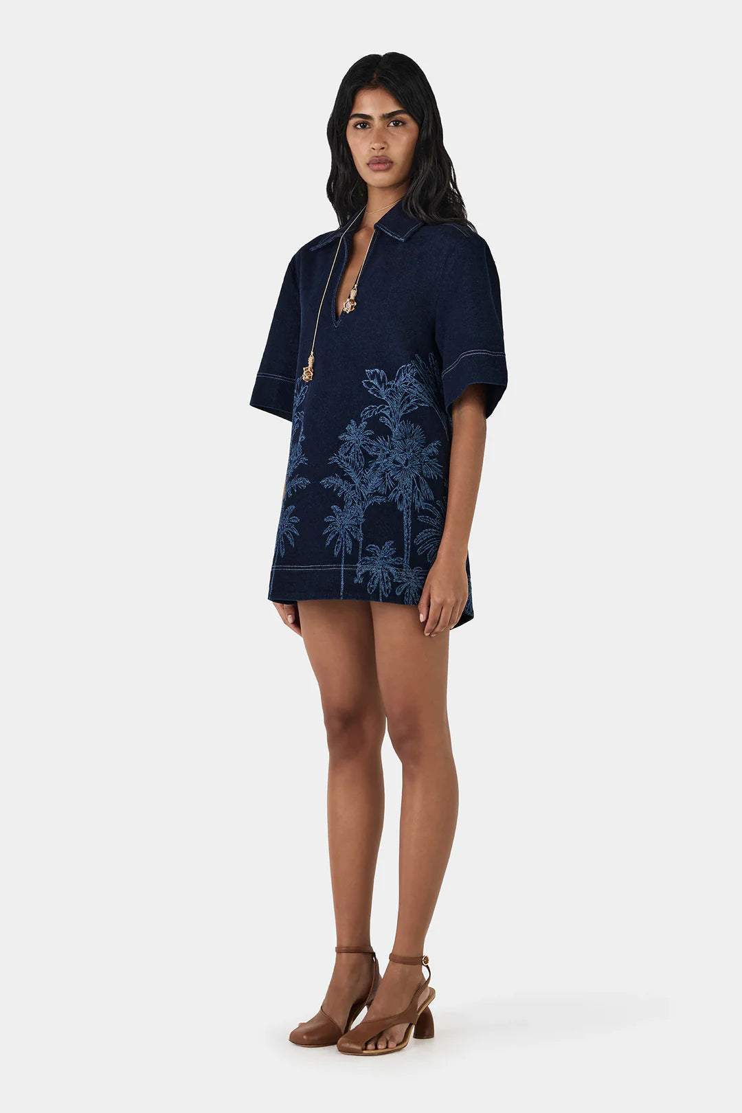 Mabel Denim Tunic Tropicana Denim
