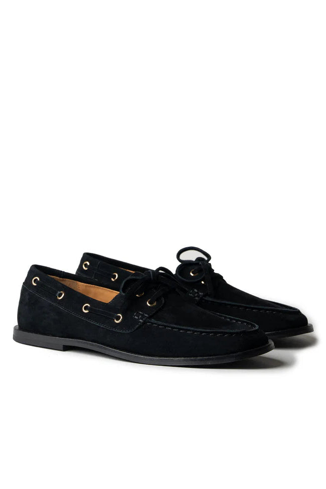 Marlo Boat Shoe Black