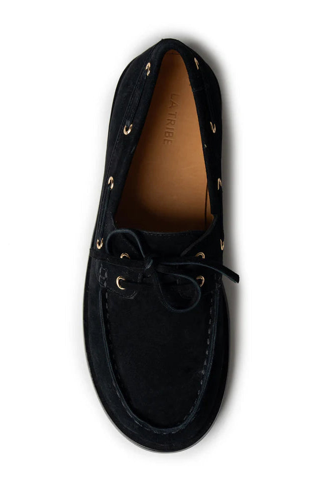 Marlo Boat Shoe Black