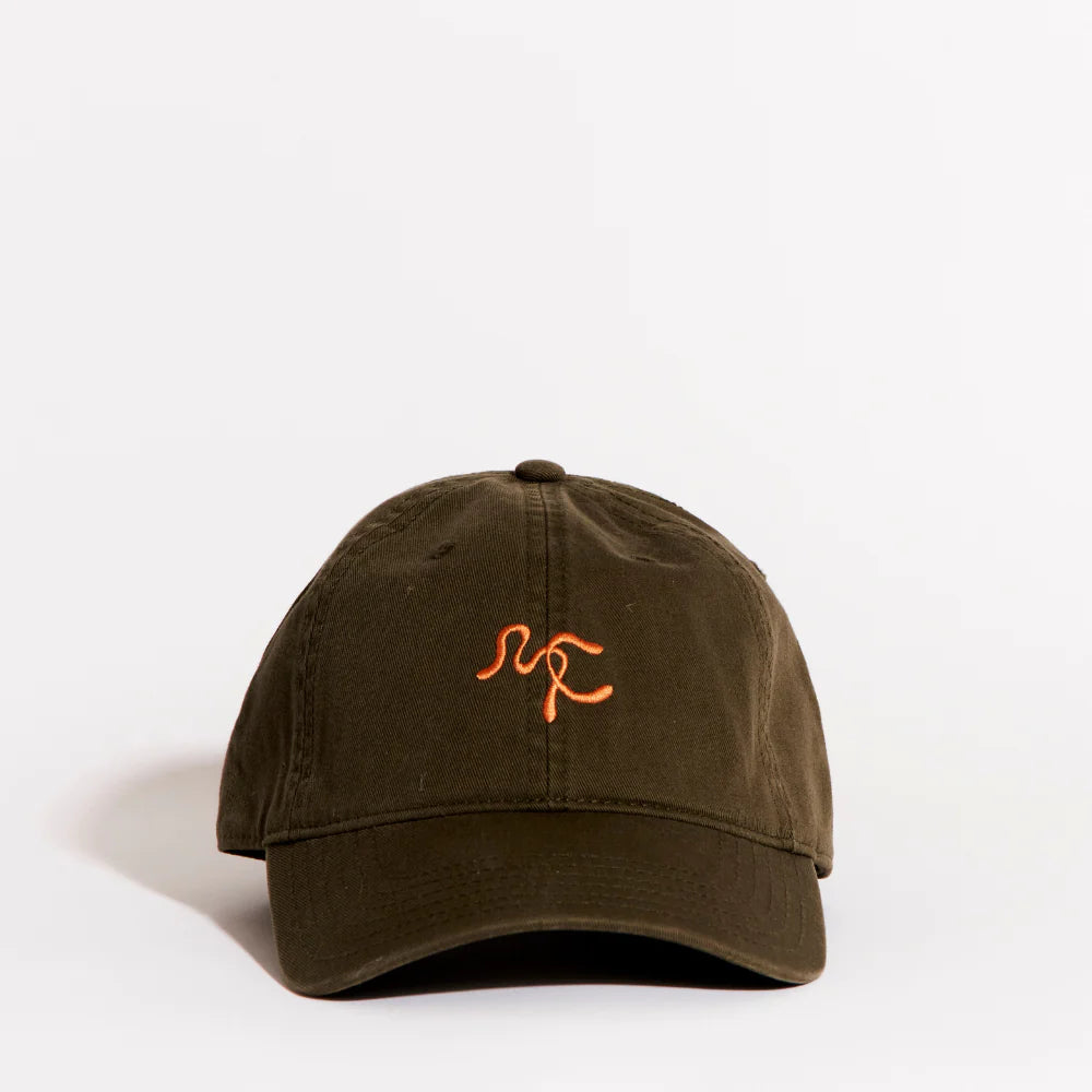 EMBROIDERED CAP - OLIVE