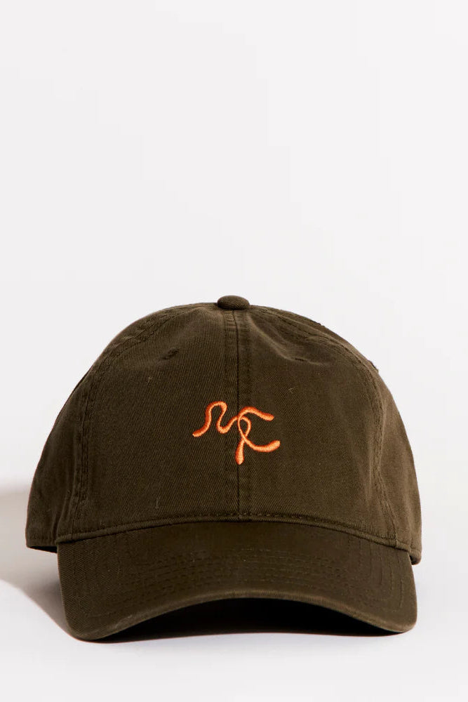 EMBROIDERED CAP - OLIVE