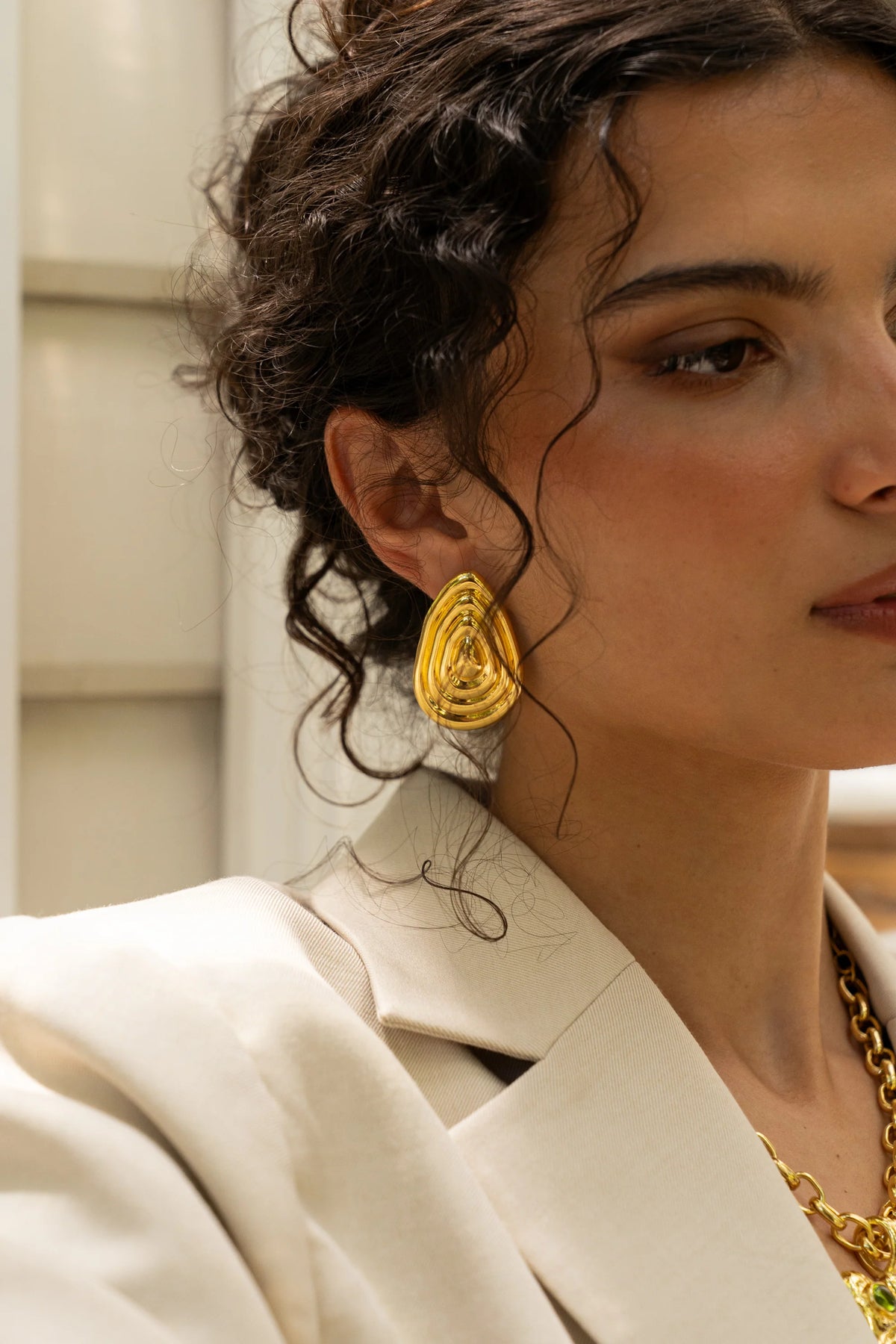 Salma Earrings - Gold