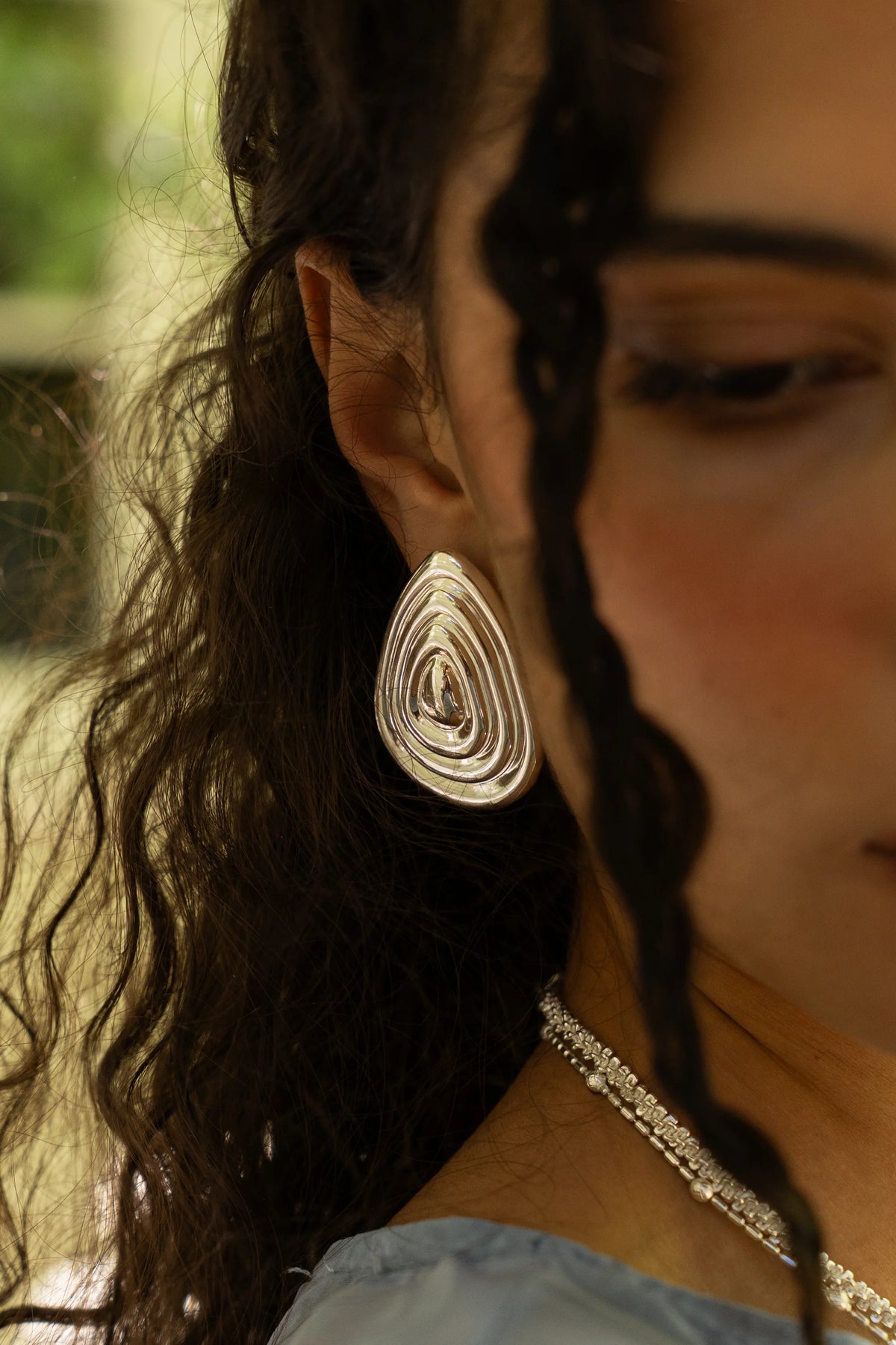 Salma Earrings - Silver