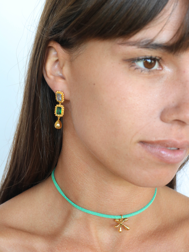 MATHILDE NECKLACE - EMERALD