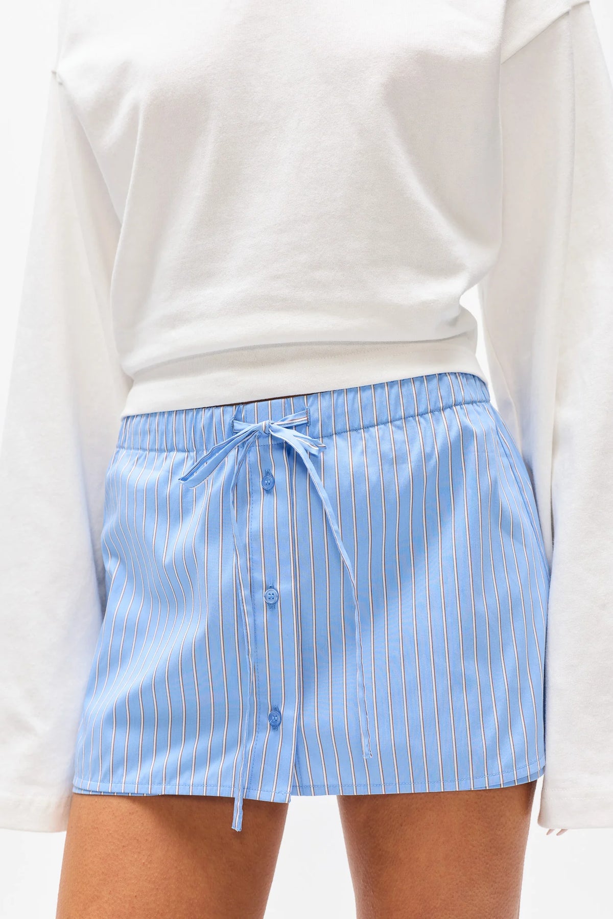 Margaux skort - blue stripe