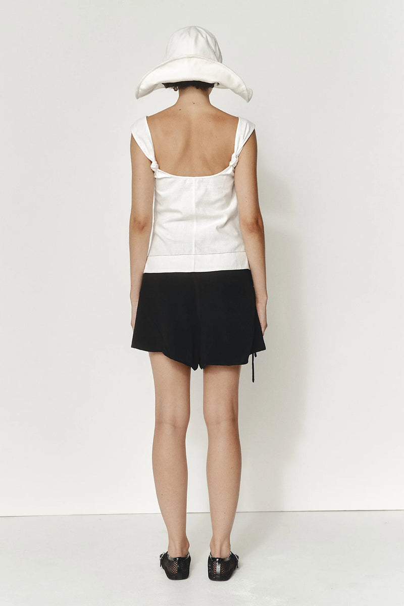 TESS TOP - IVORY