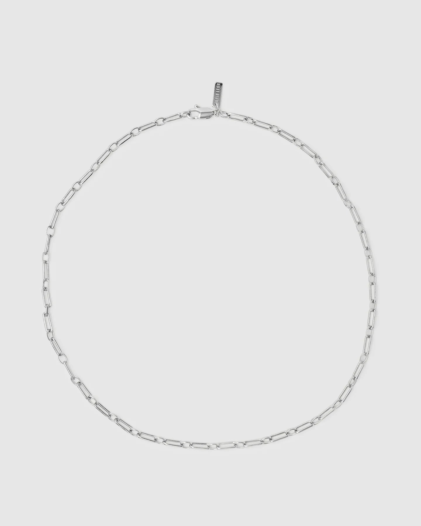 Paper Clip Chain - SILVER