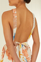 MERIDIAN DRESS - CORAL