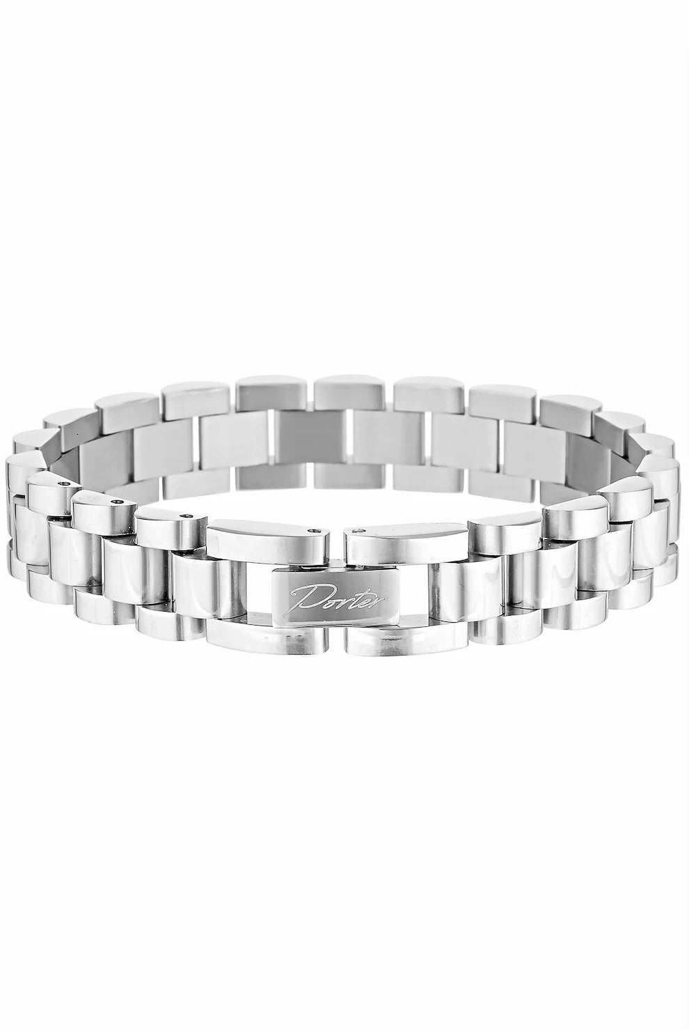 Baby Link Bracelet - White Gold